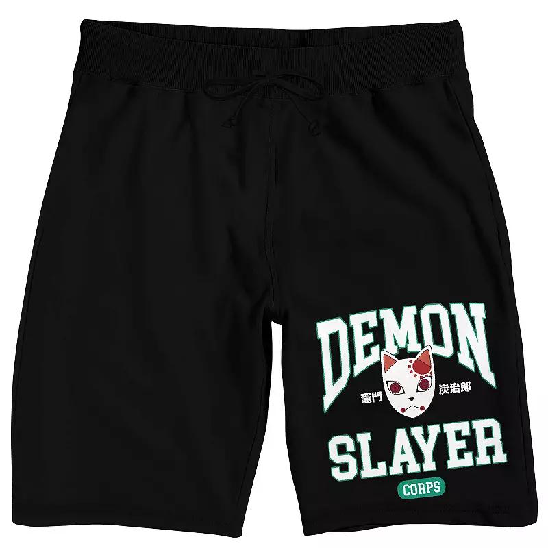 Men's Demon Slayer Fox Pajama Shorts,  Product Image