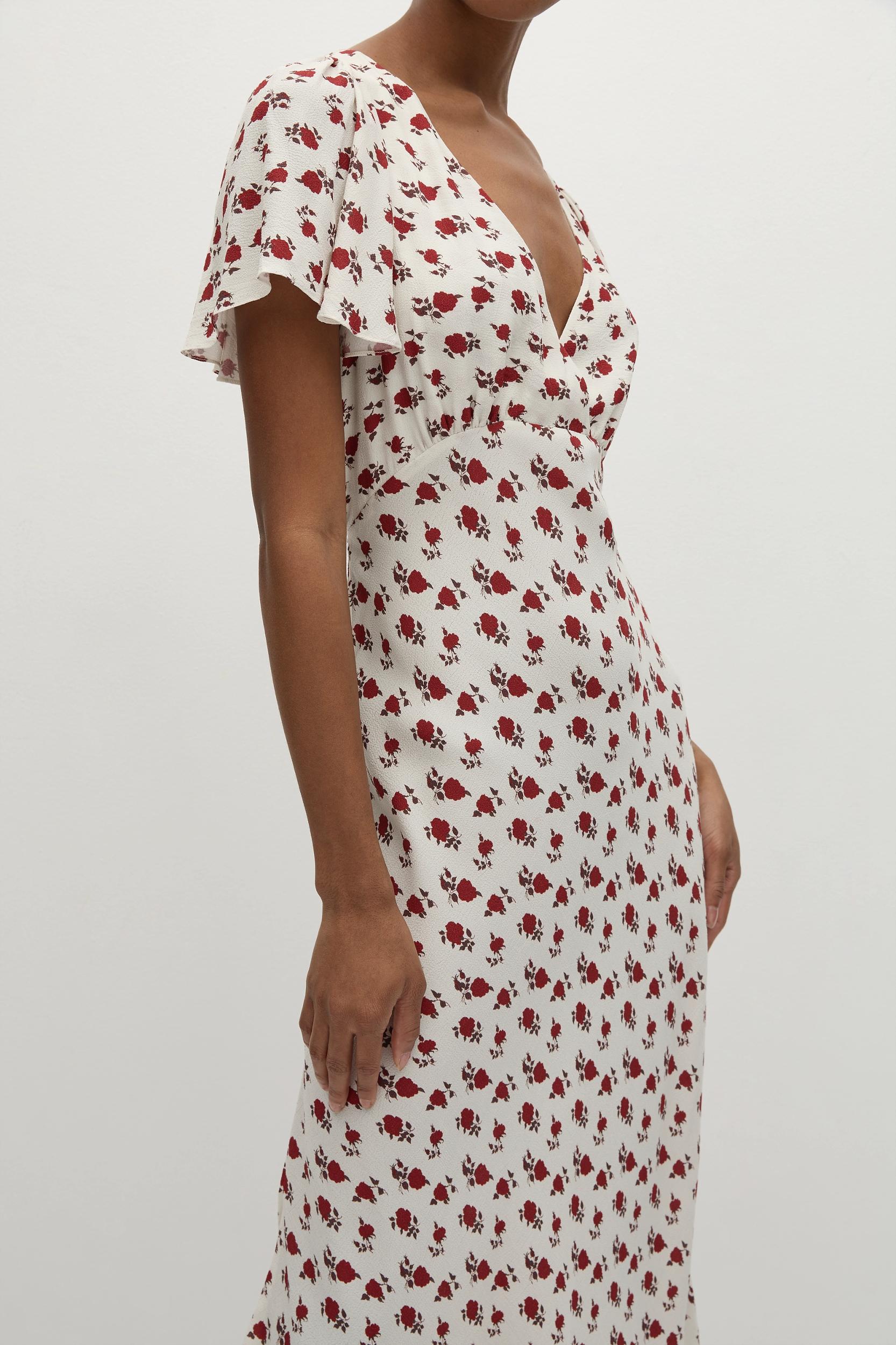 Mela Mini Dress Hazy Rose Deep Red - Final Sale Product Image