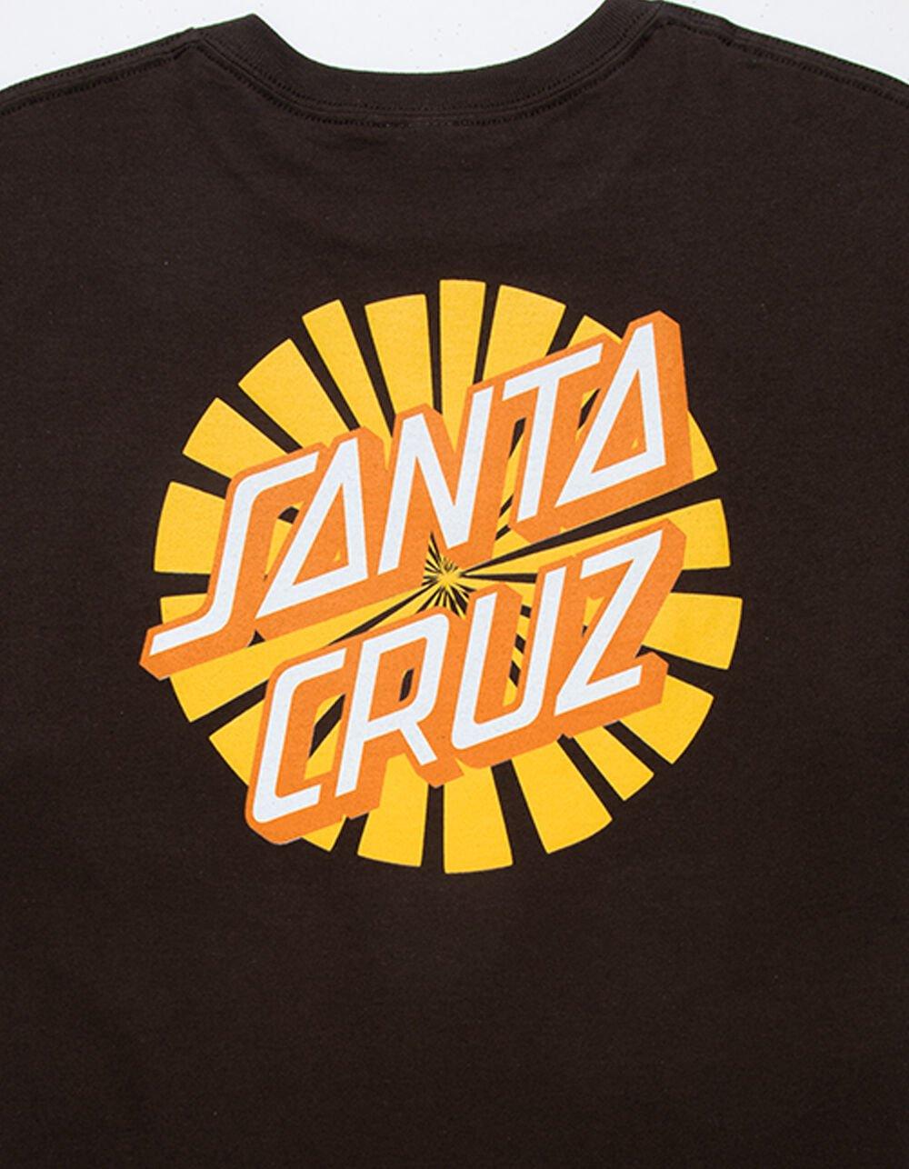SANTA CRUZ Sunray Dot Mens Tee - BROWN Product Image