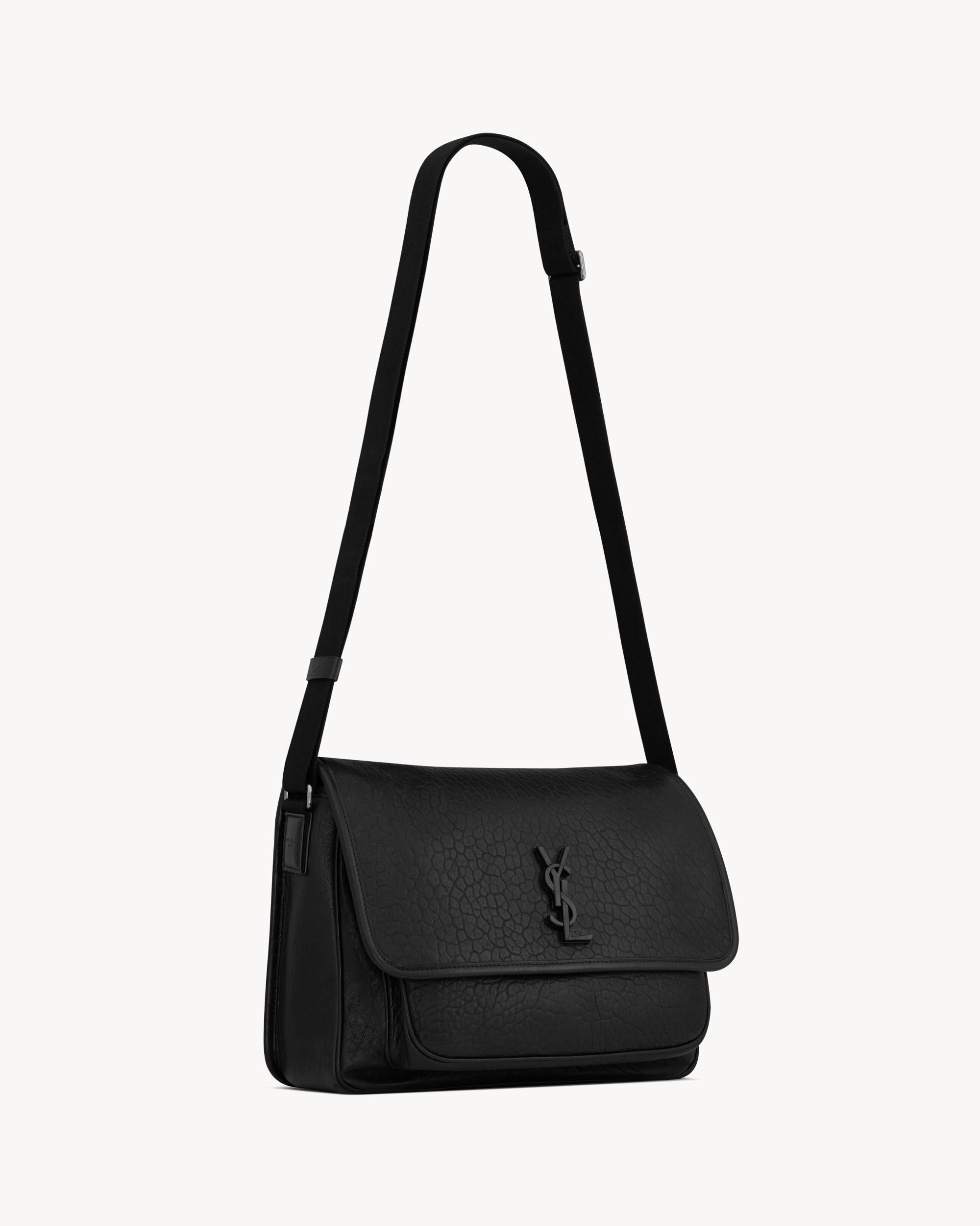 NIKI messenger in grained leather Product Image