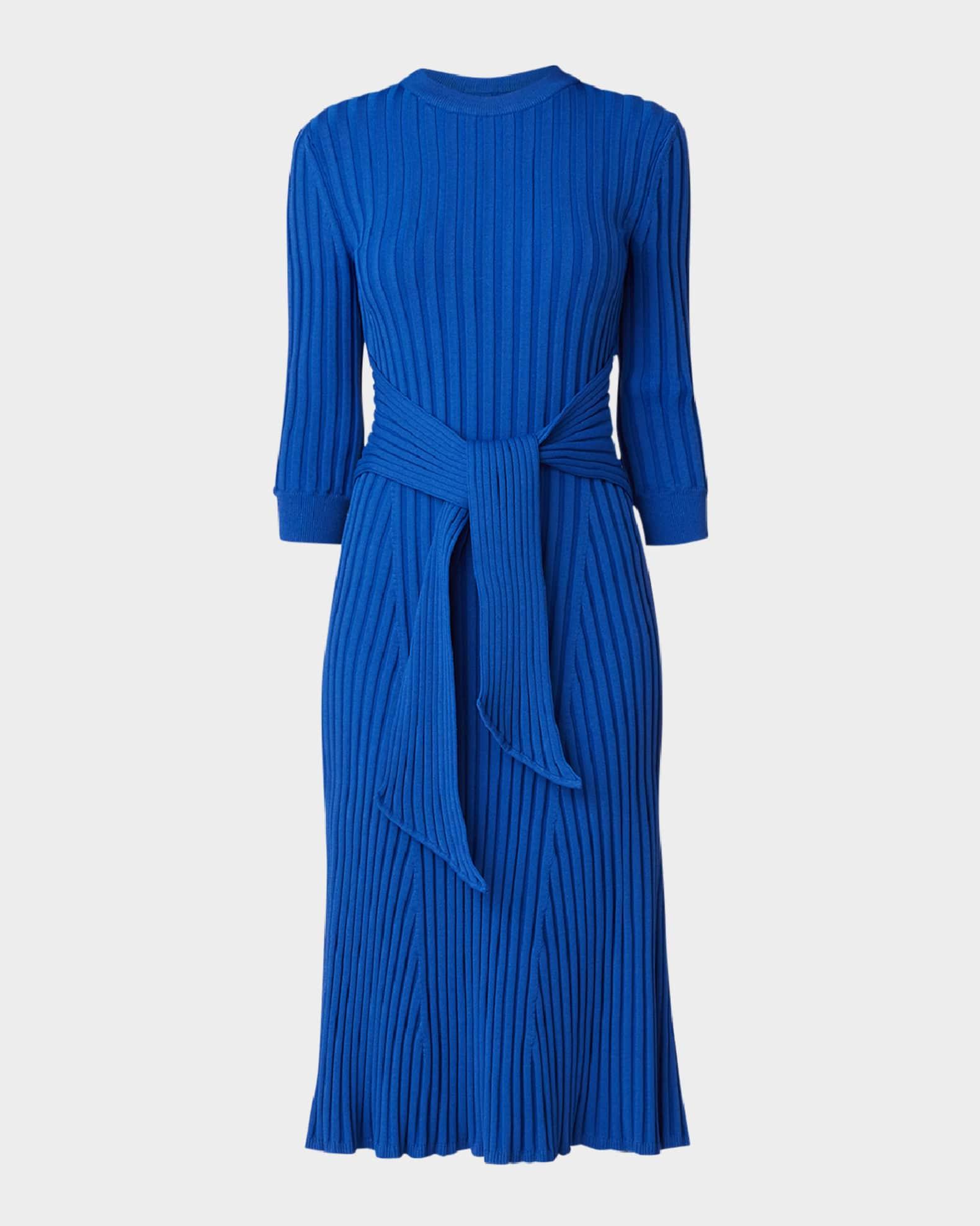 Lillian Waist-Tie Midi Dress Product Image