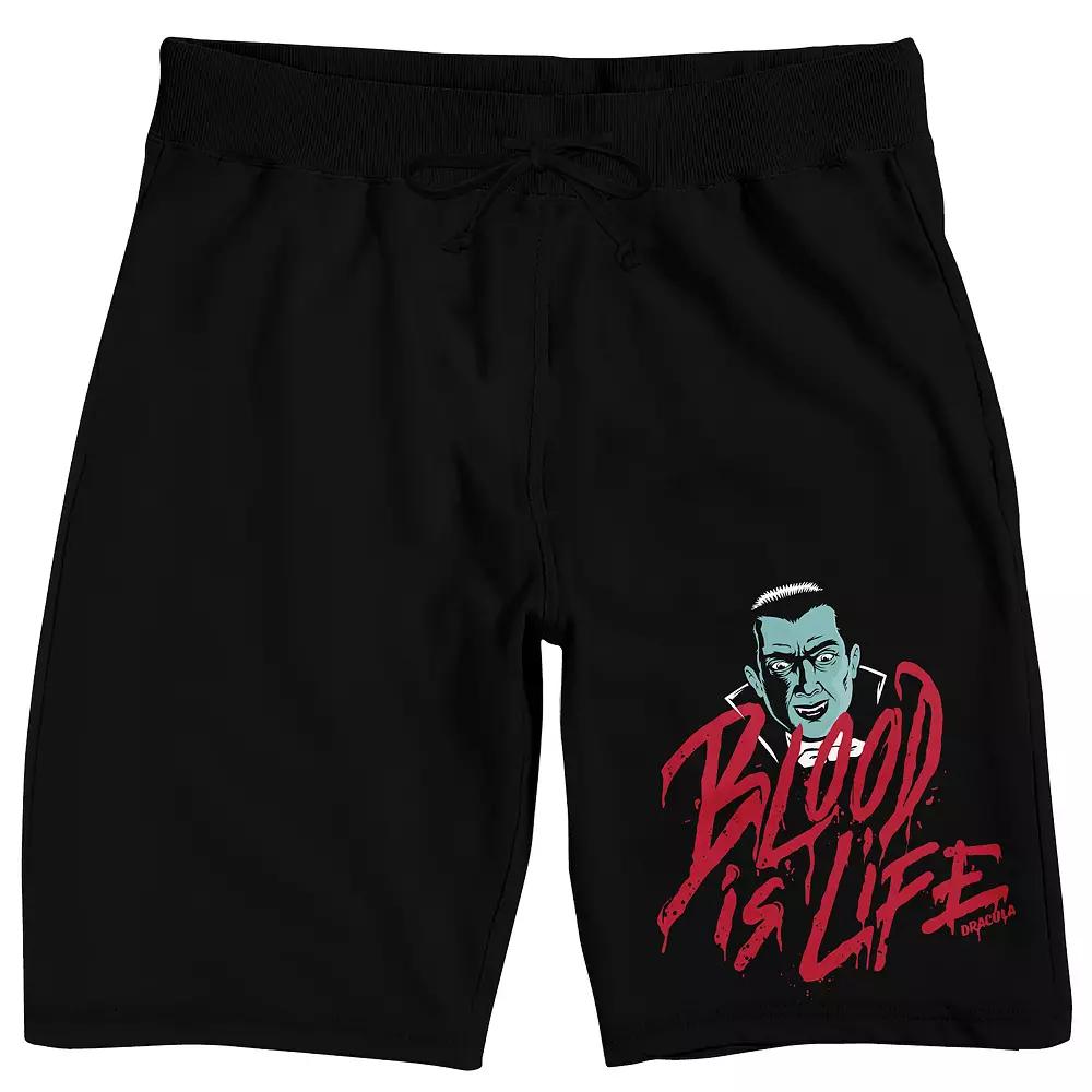 Men's Universal Monsters Dracula Pajama Shorts,  Product Image