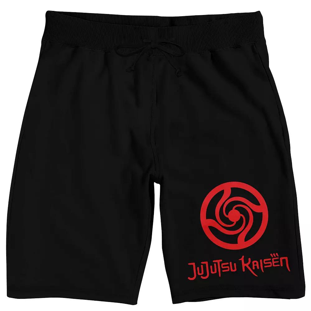 Men's Jujutsu Kaisen Sleep Shorts, Size: XXL, Black Product Image