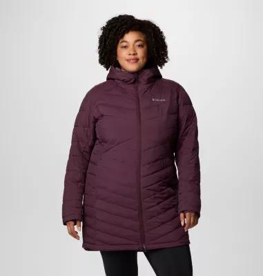 Columbia Womens Joy Peak II Mid Hooded Jacket - Plus Size- Product Image