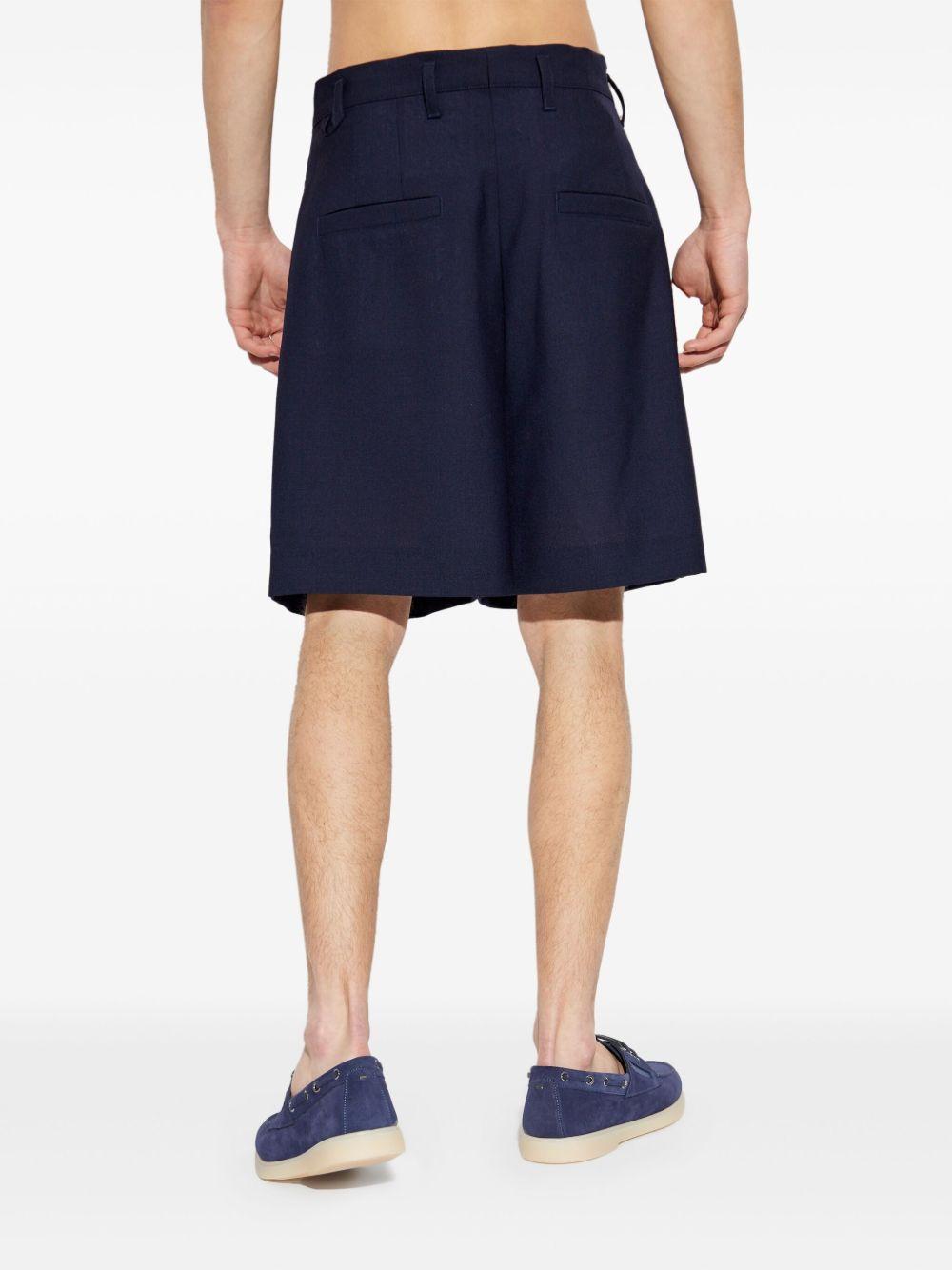 pleated belted shorts Product Image