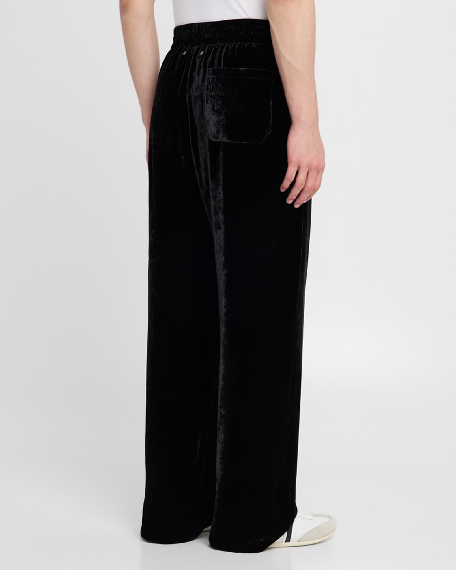Men's Velvet-Effect Pull-On Pants Product Image