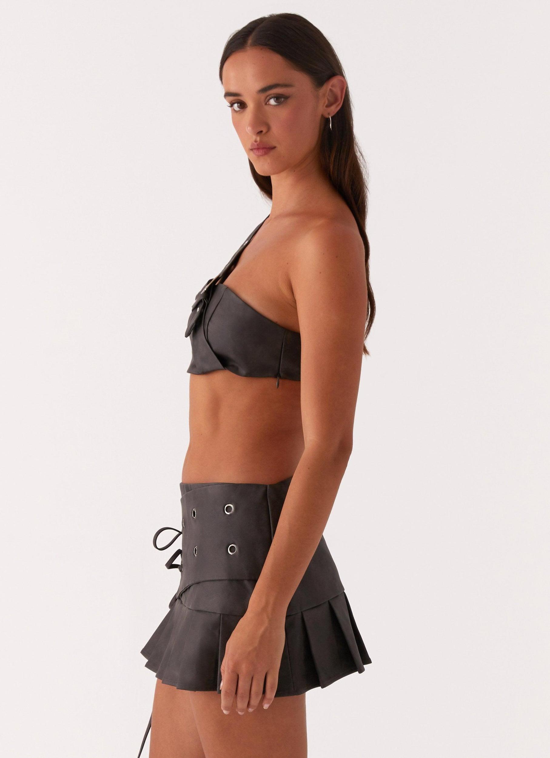 Wild Instincts Bandeau Top - Fawn Product Image