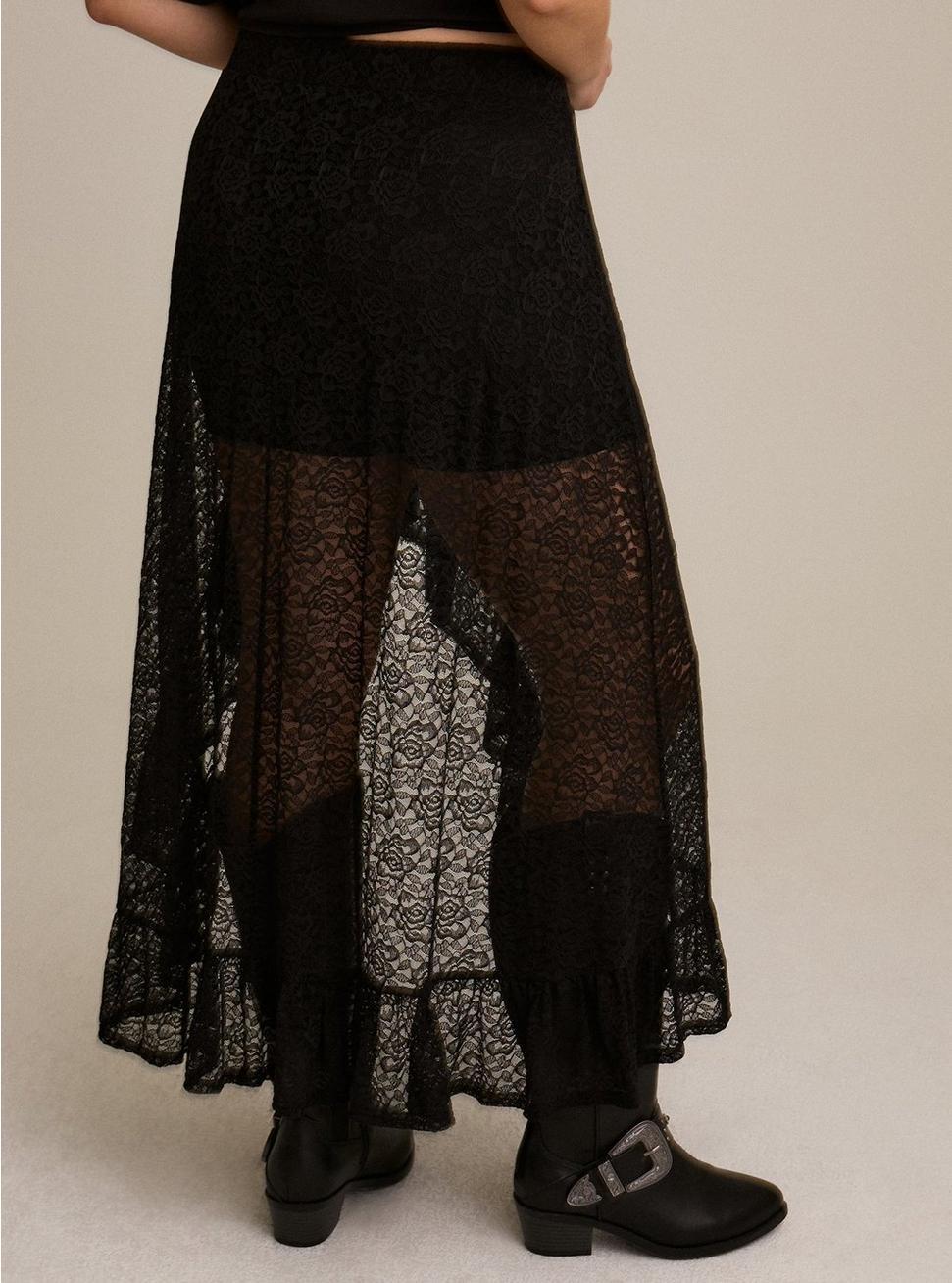 Festi Asymmetrical Maxi Skirt Product Image
