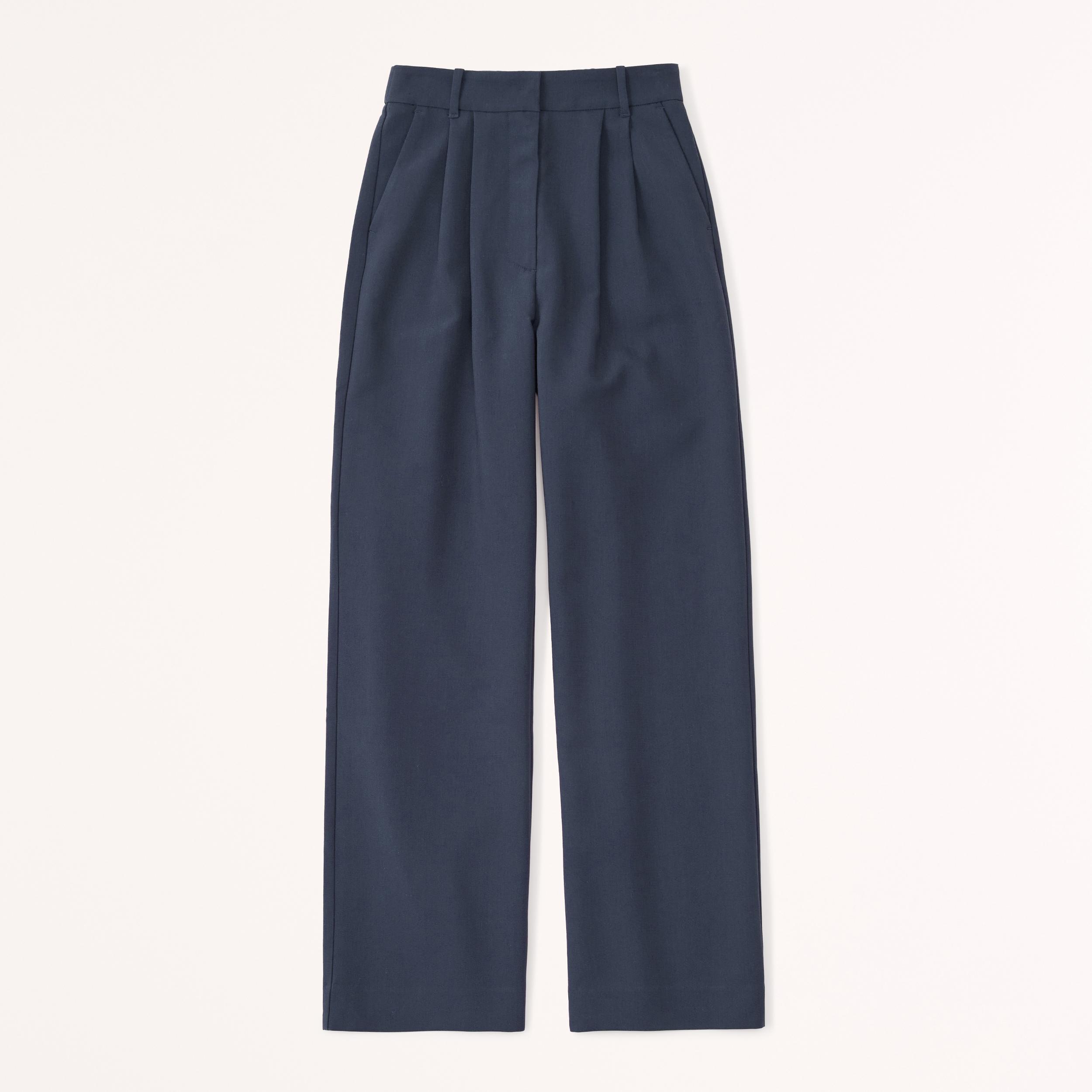 A&F Sloane Tailored Wide Leg Pant Product Image