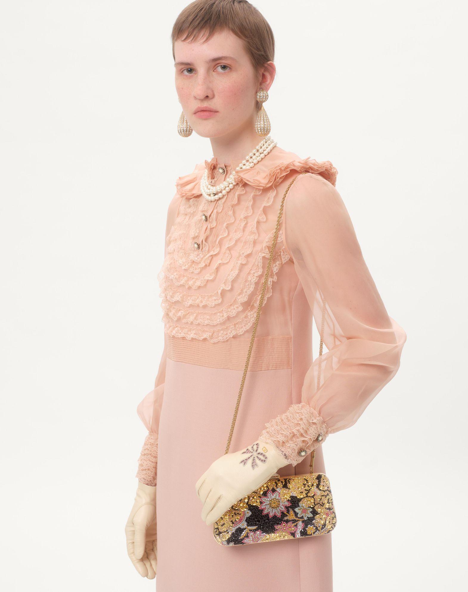 Carry Secrets Minaudiere With Rhinestones Apres L'Hiver Motif  Product Image