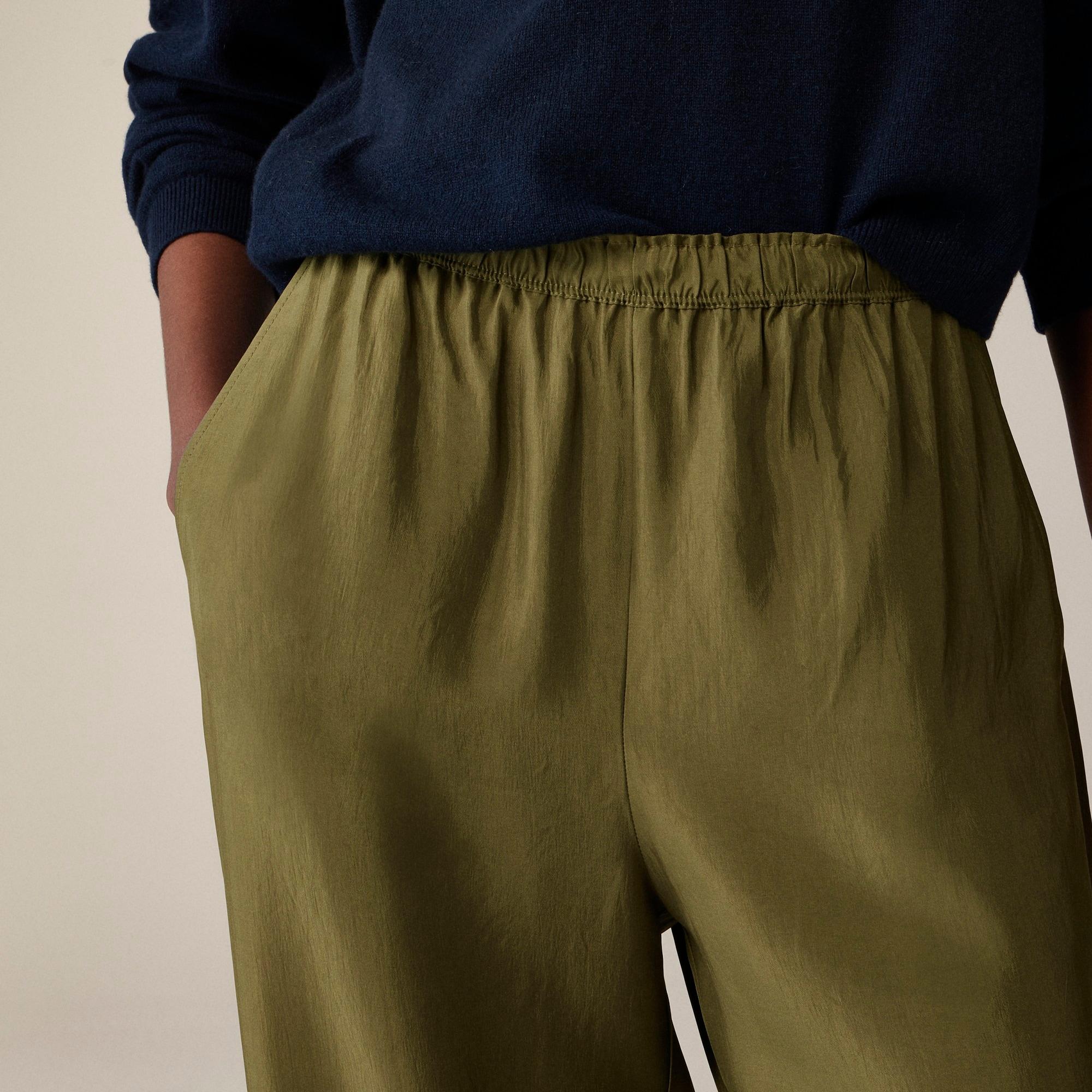 Stratus pant in textured satin Product Image