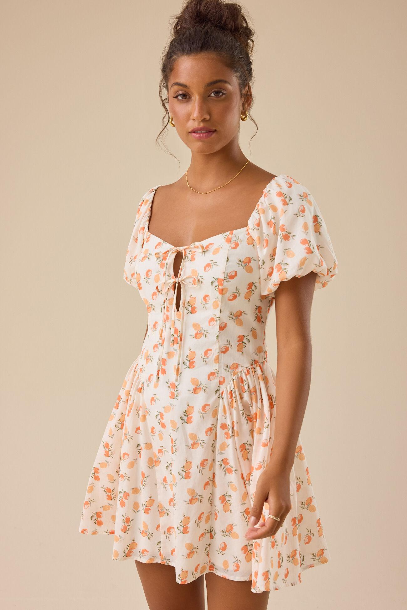 Zoie Puff Sleeve Mini Dress Product Image