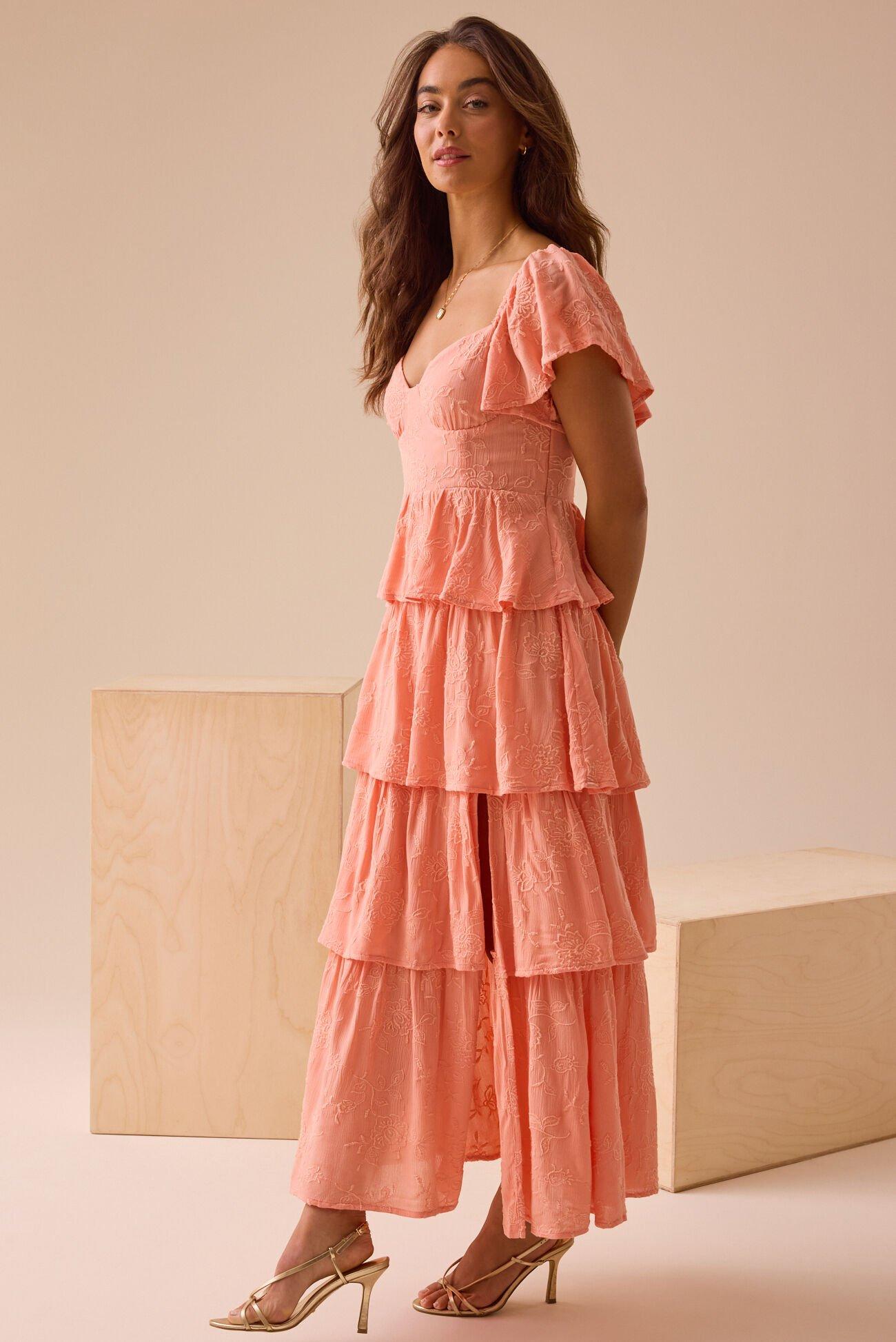 Roxanne Layered Maxi Dress Product Image