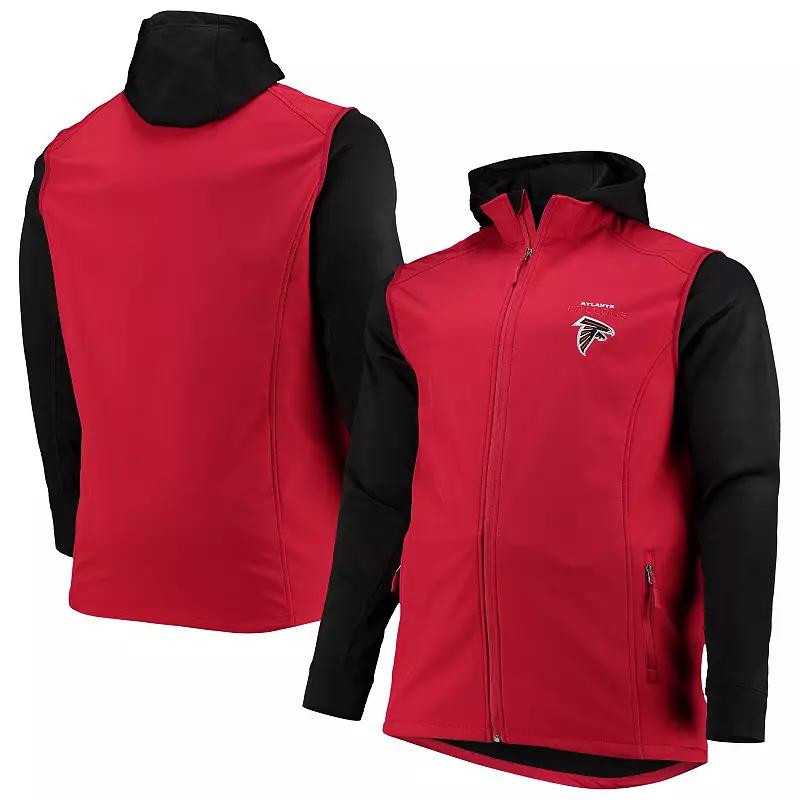 Men's Dunbrooke Red/Black Atlanta Falcons Big & Tall Alpha Full-Zip Hoodie Jacket, Size: LT Product Image