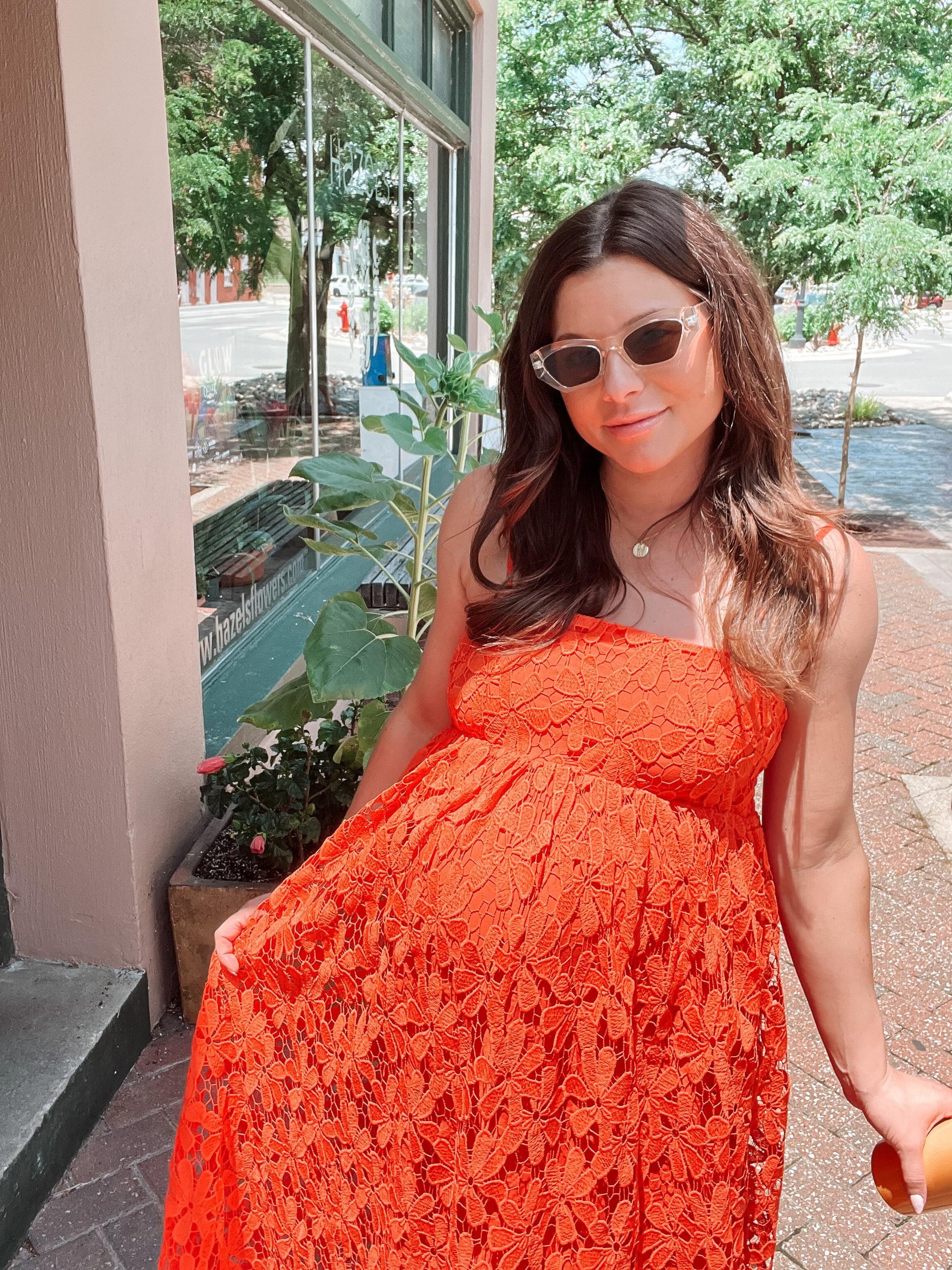 Tiana Lace Midi Dress Product Image