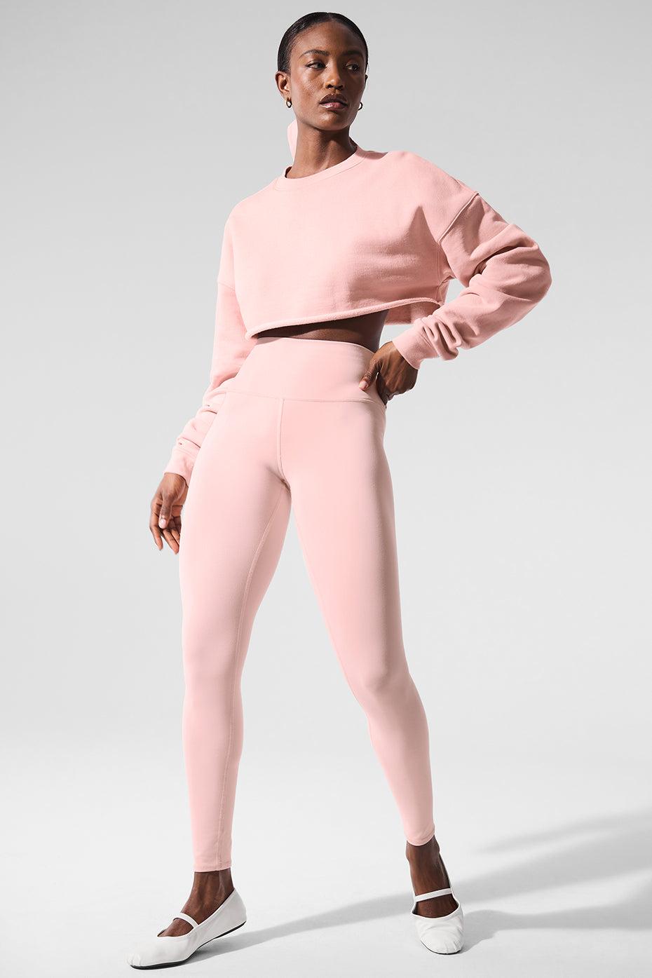 High-Waist Airbrush Legging - Pink Quartz Female Product Image