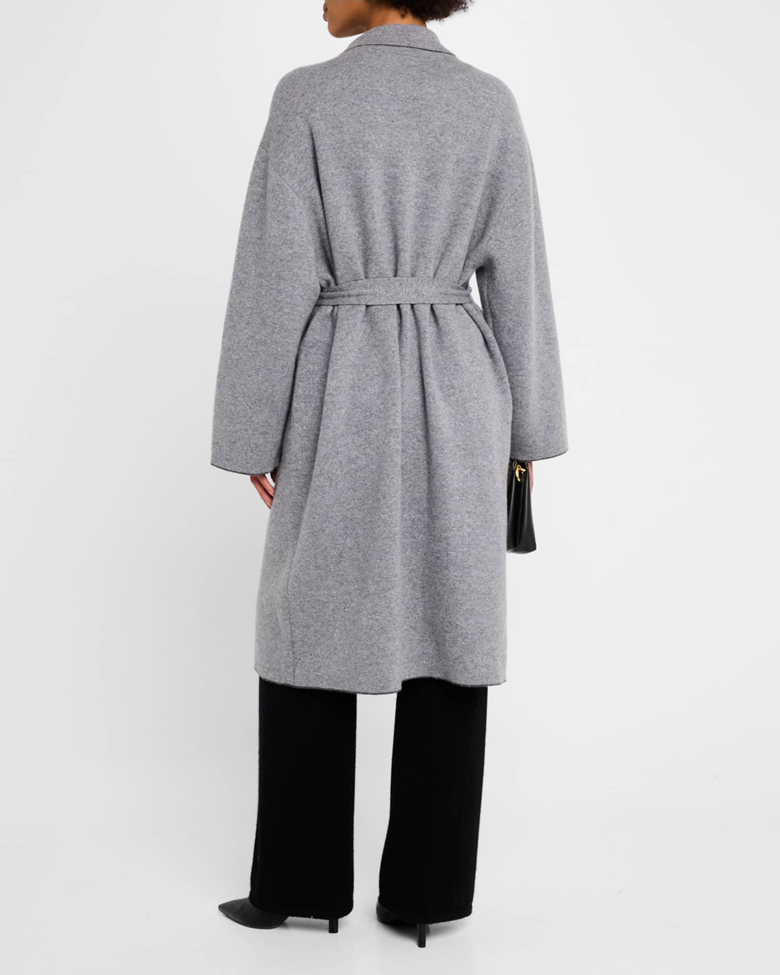 Double-Faced Knit Cardigan Coat Product Image