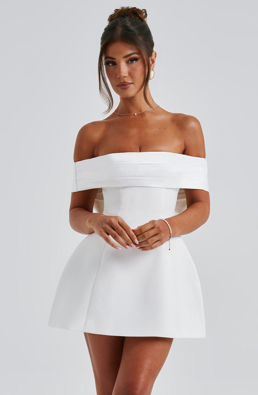 Delta Mini Dress - Ivory Product Image