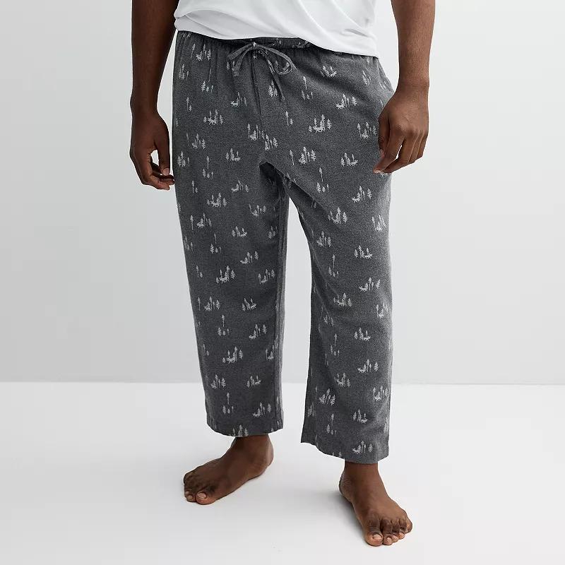 Big & Tall Sonoma Goods For Life® Flannel Drawstring Pajama Pants, Men's,  Product Image