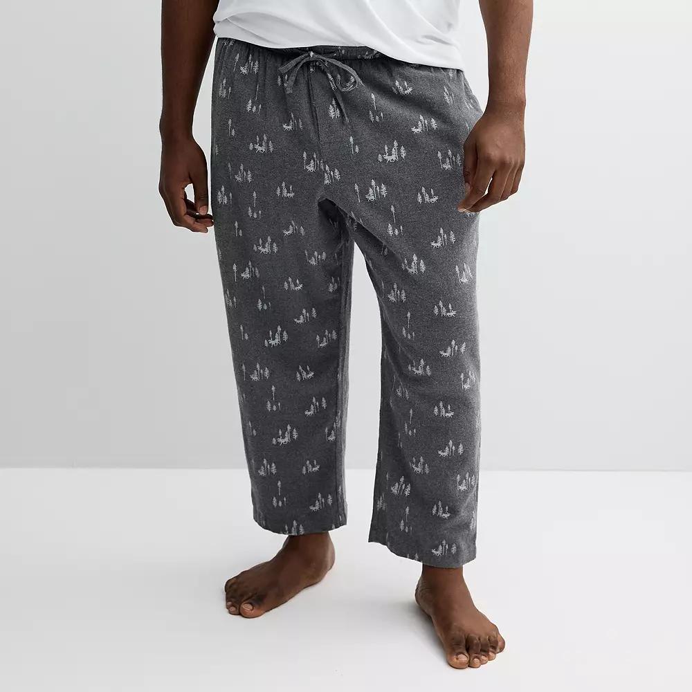 Big & Tall Sonoma Goods For Life® Flannel Drawstring Pajama Pants, Men's,  Product Image