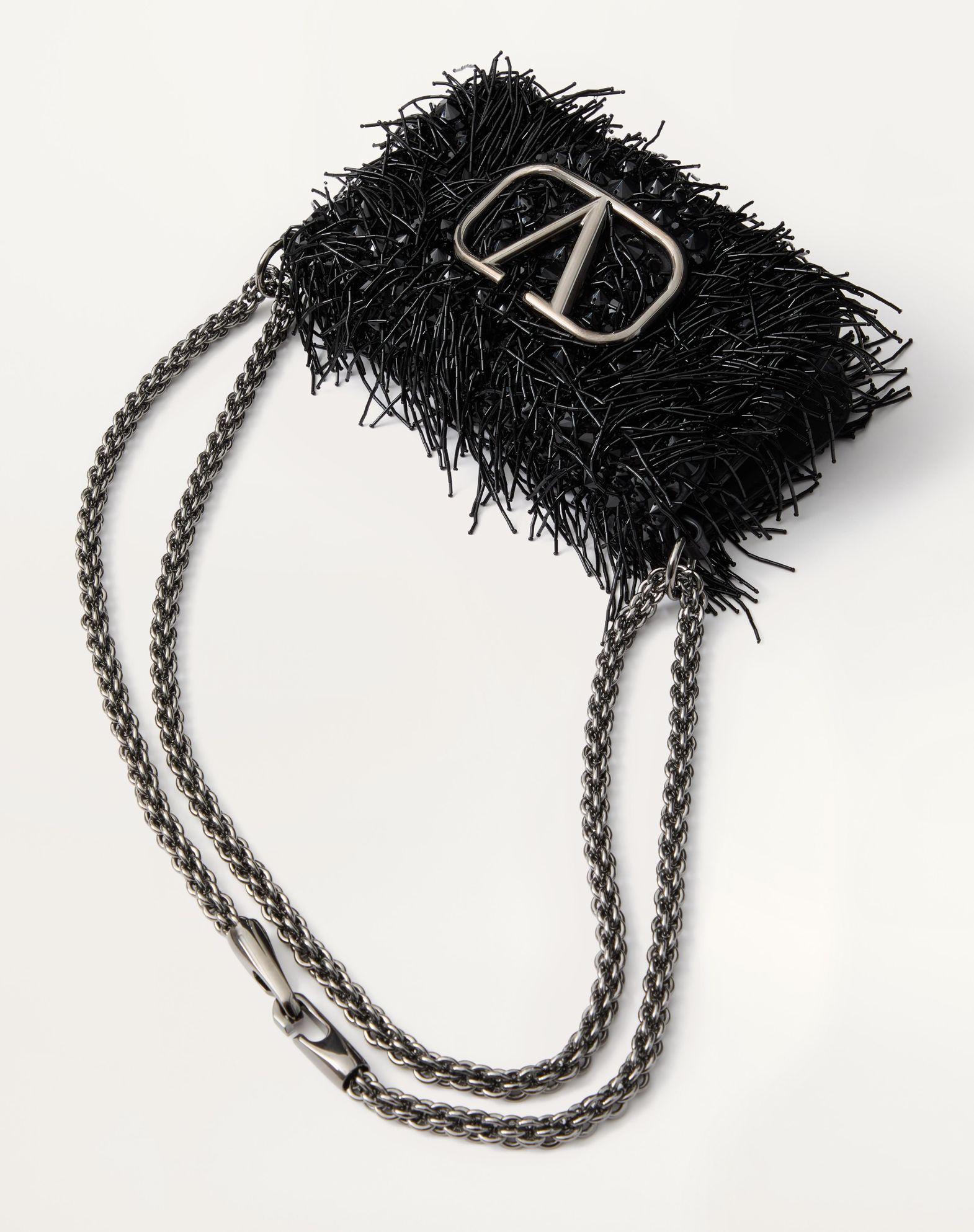 Valentino Garavani Locò Small Embroidered Shoulder Bag  Product Image