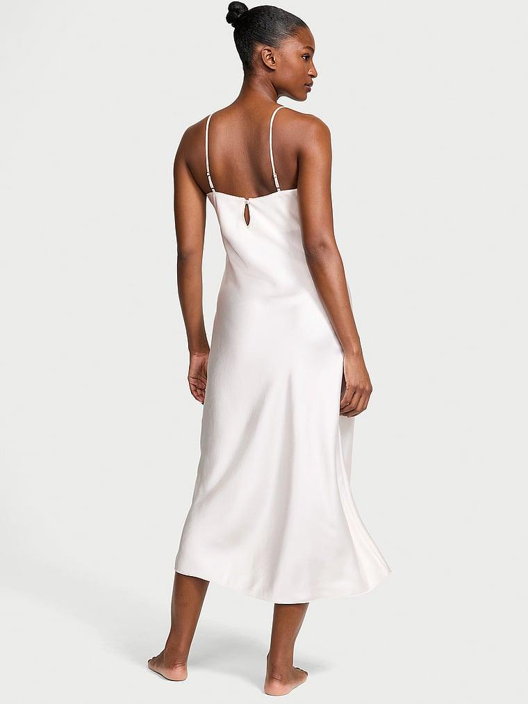 Luxe Satin Long Slip Dress Product Image