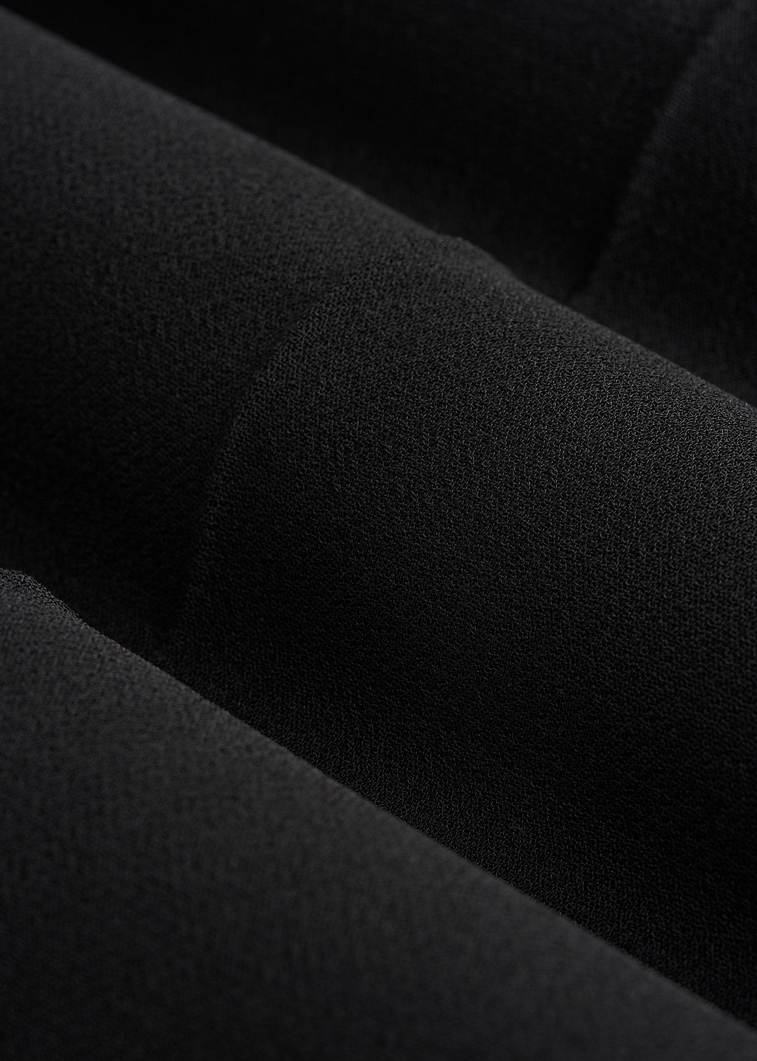 Wide Leg Pleated Dress Pants 2.0 for Tall Women in Black Female Product Image