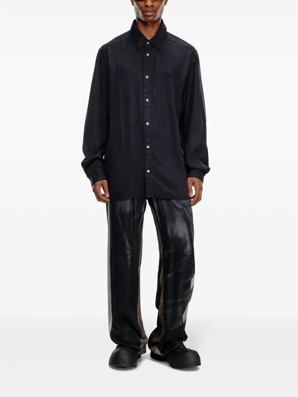 side-stripe straight-leg trousers  Product Image