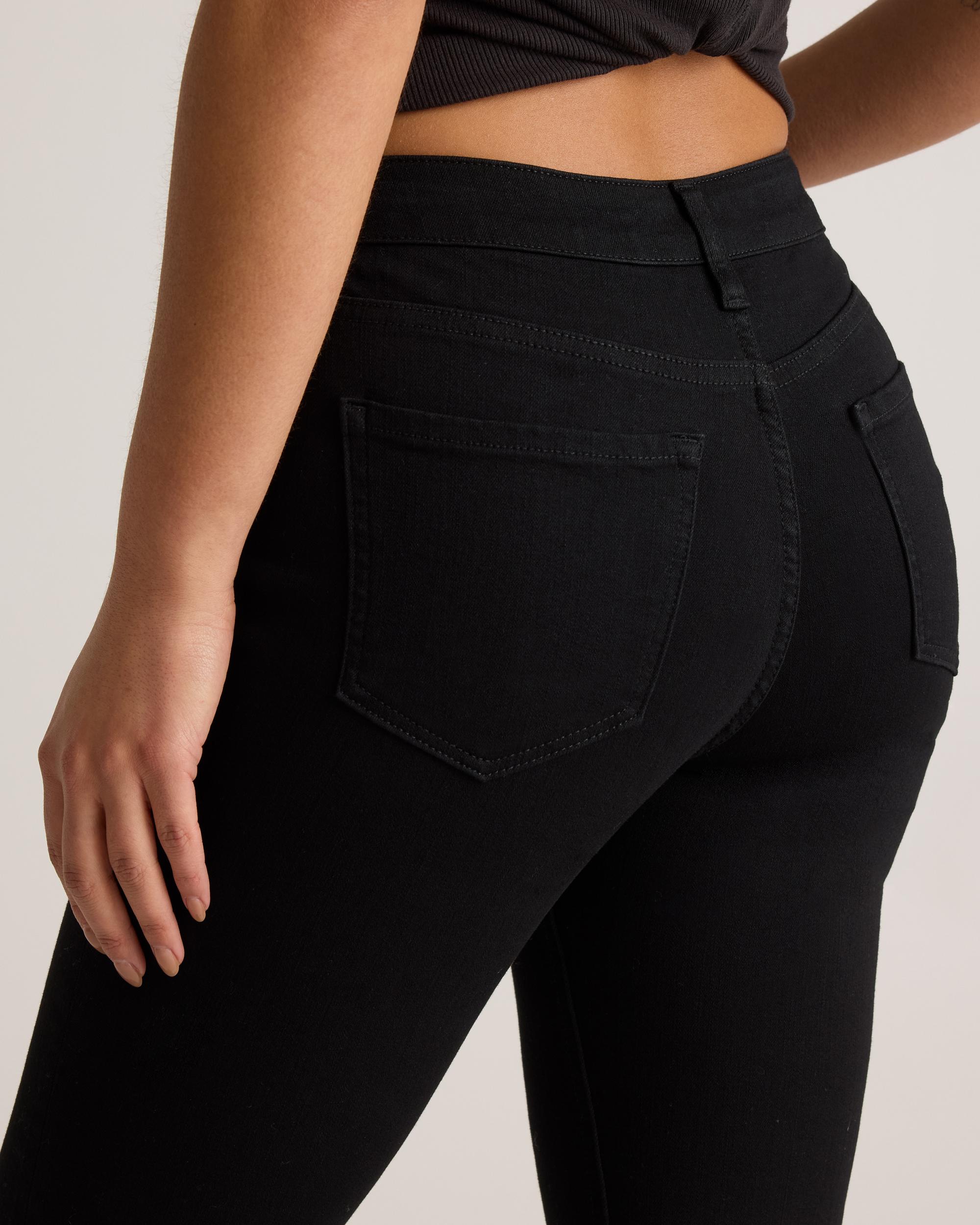 Quince | Women's Luna Stretch Slim Straight Jeans Organic Cotton Product Image