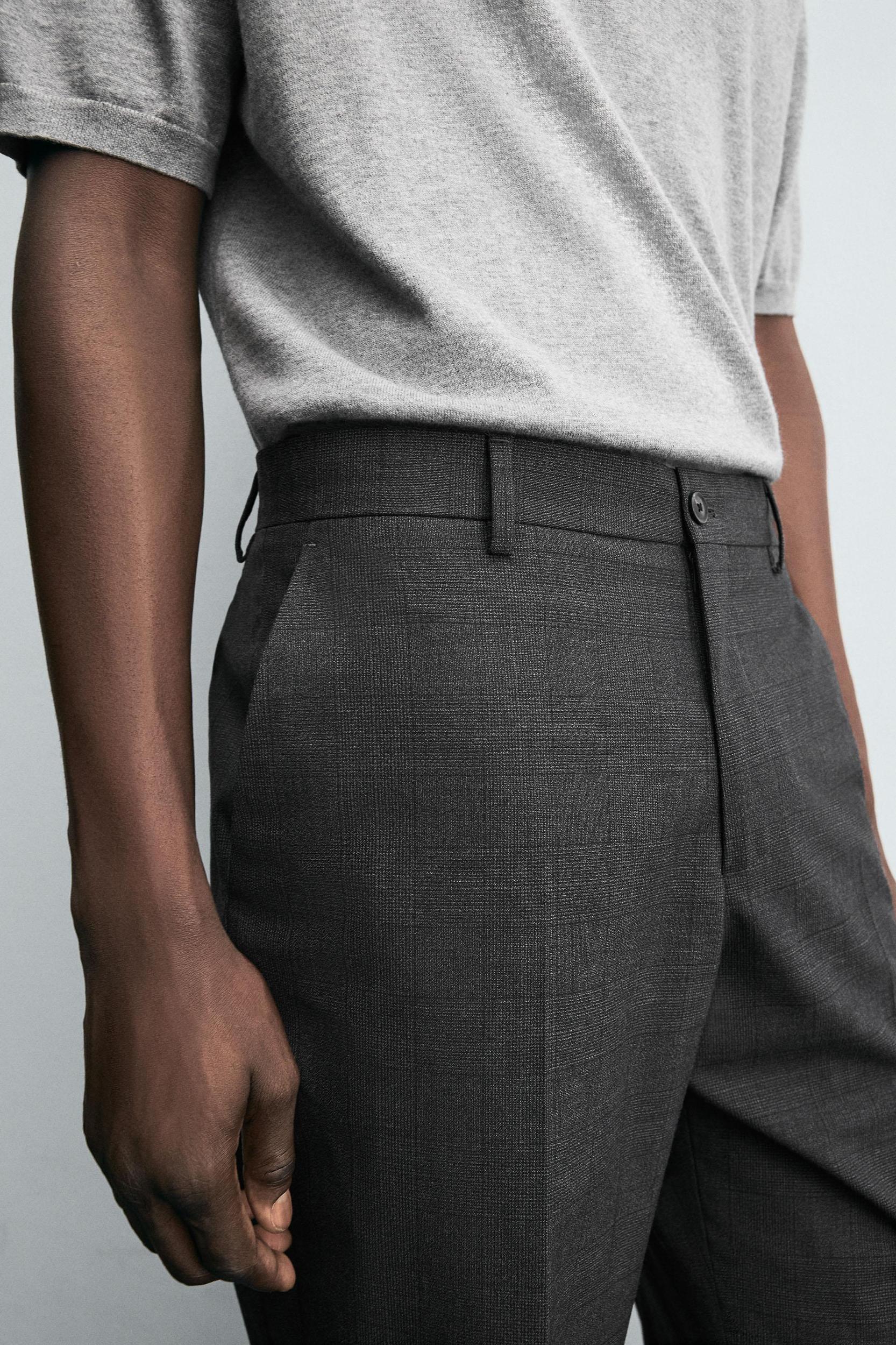 CHECK SUIT PANTS Product Image