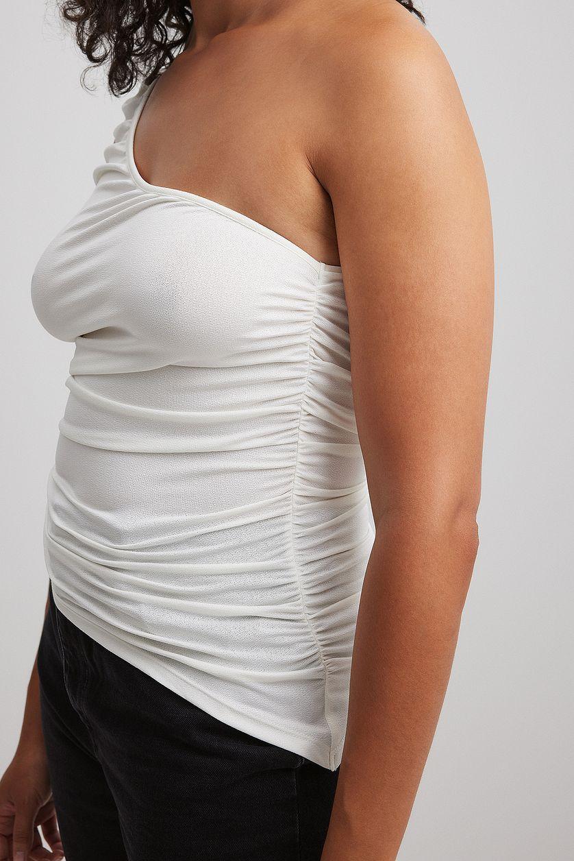 Asymmetric Side Jersey Top Product Image
