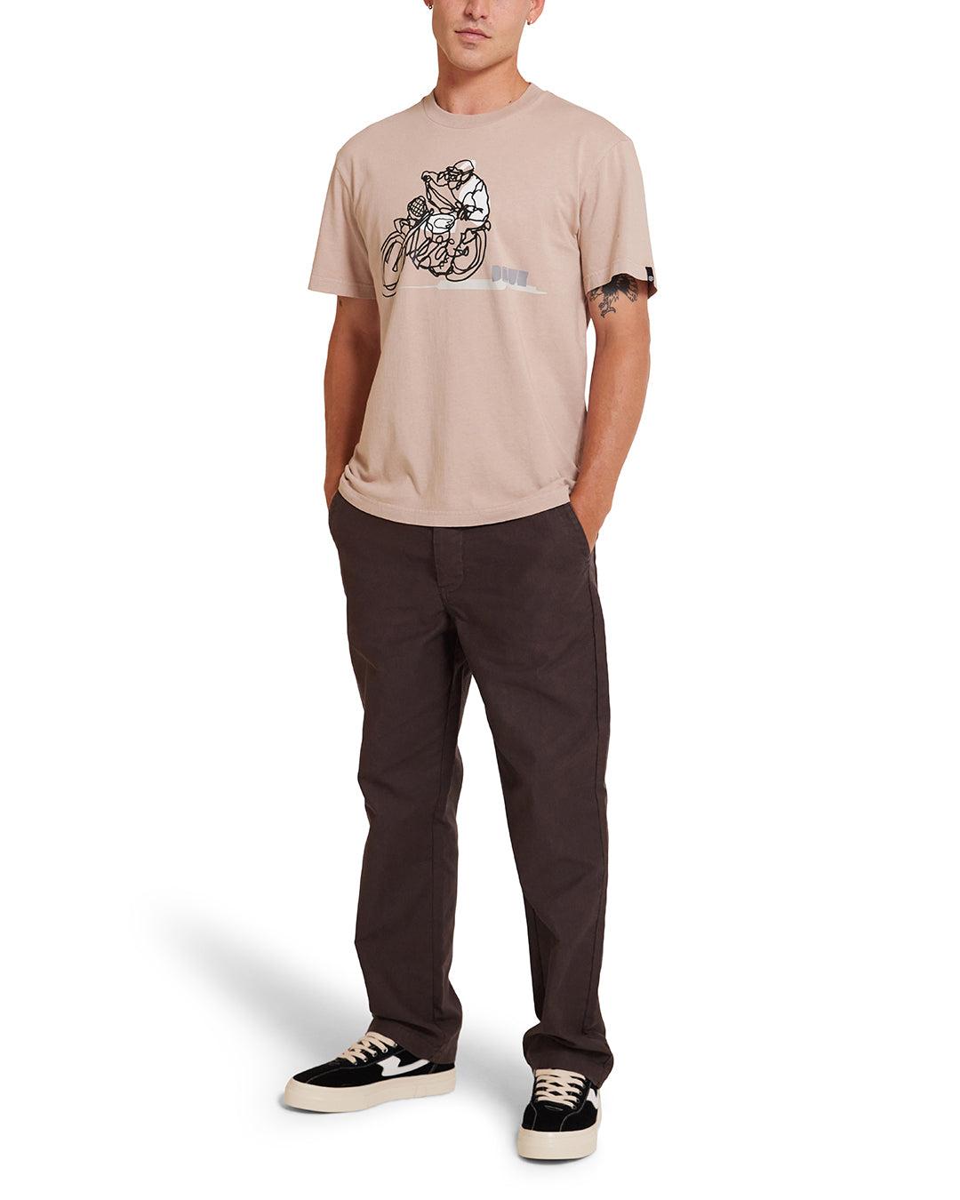 Malcontent Tee - Khaki Product Image