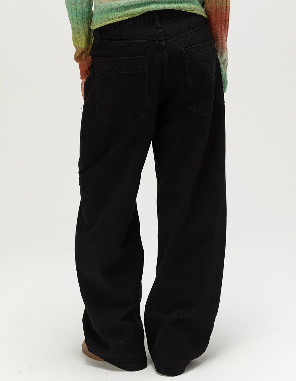 BDG Urban Outfitters Jaya Womens Low Rise Ultra Loose Jeans - BLACK DENIM Product Image