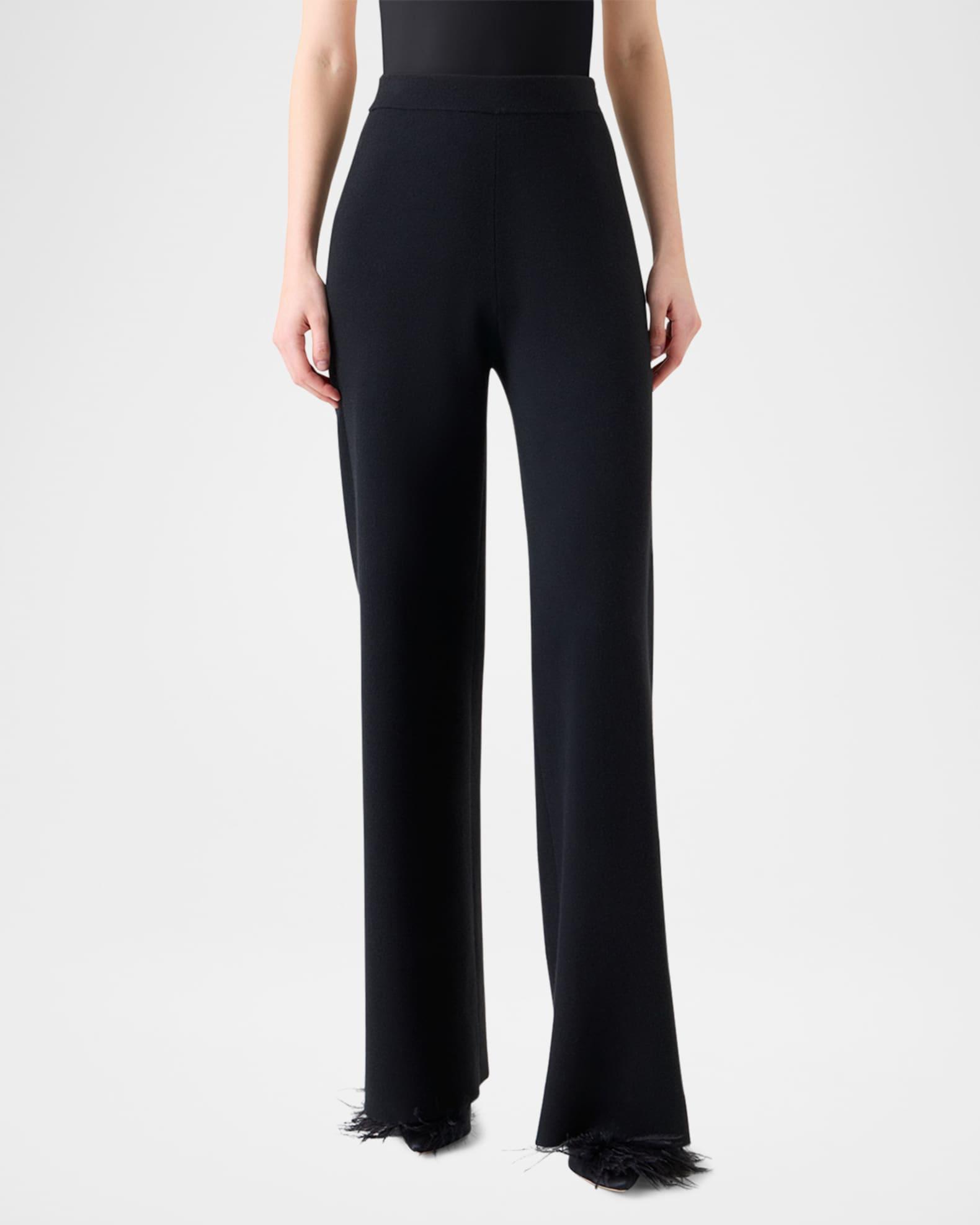 Cashmere Milano Knit Bootcut-Leg Pants Product Image