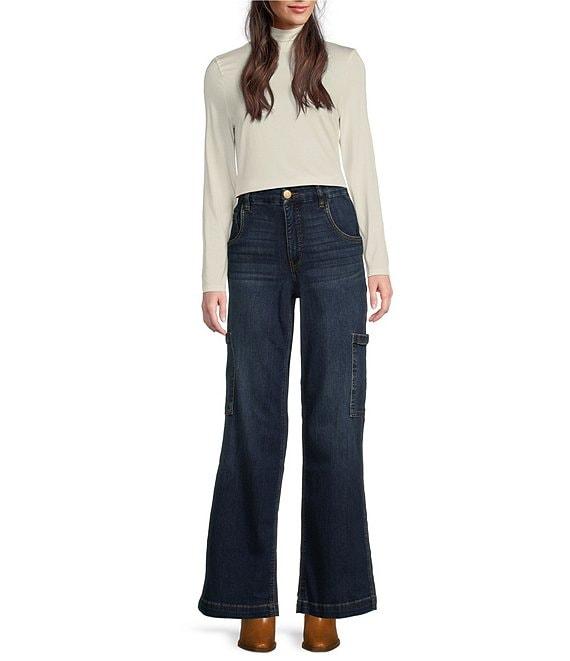 KUT from the Kloth Jodi Carpenter Wide Leg High Rise Jeans Product Image