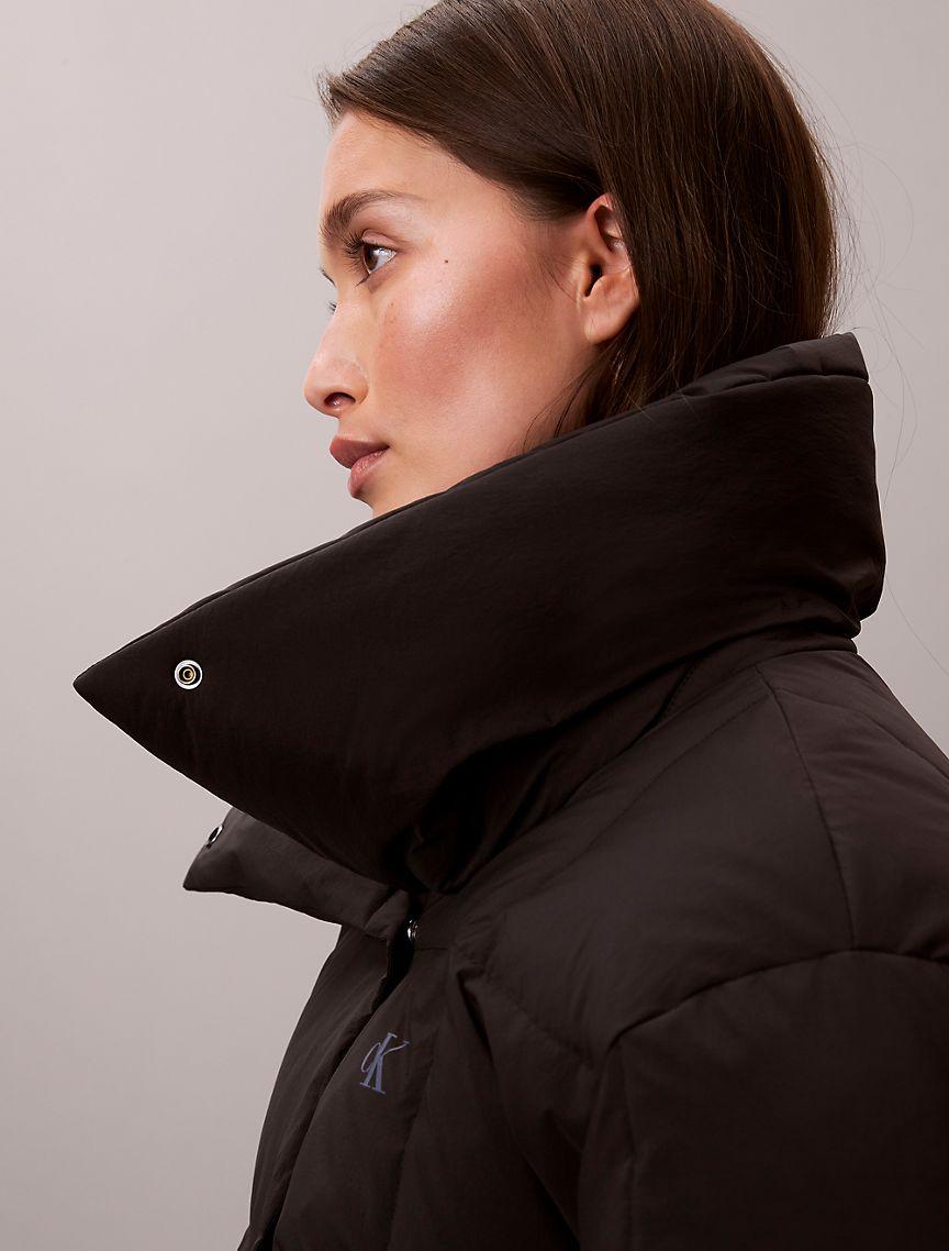 Crinkle Nylon Puffer Jacket Product Image