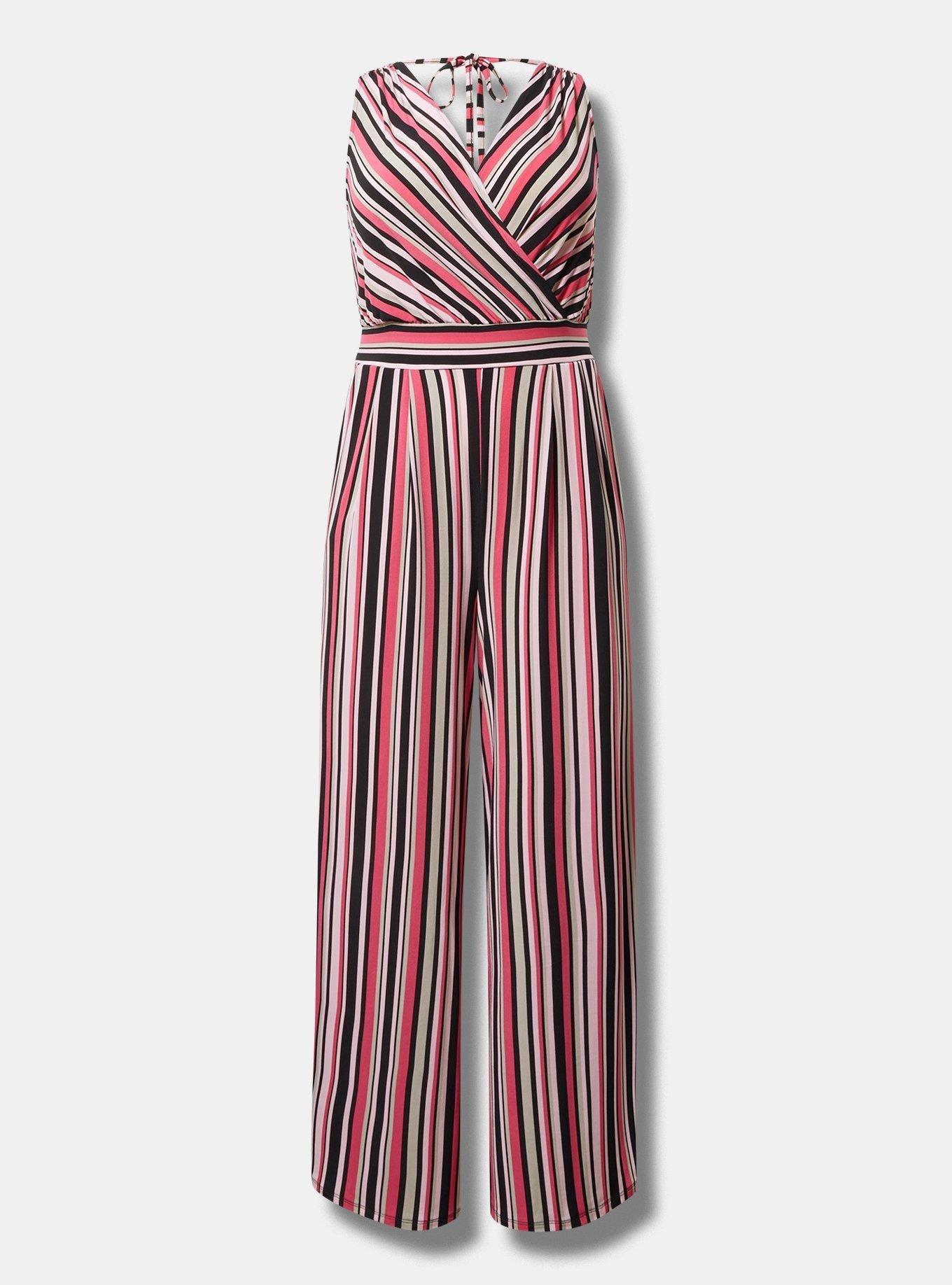 Studio Knit Surplice Tie Back Jumpsuit Product Image