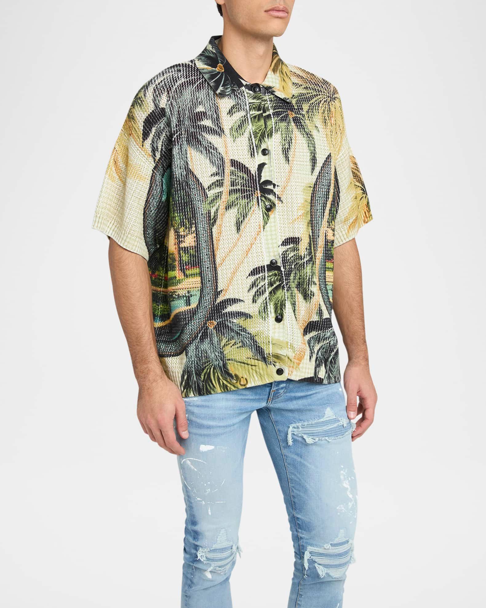 Men's Short-Sleeve Knit Paradise Shirt  Product Image