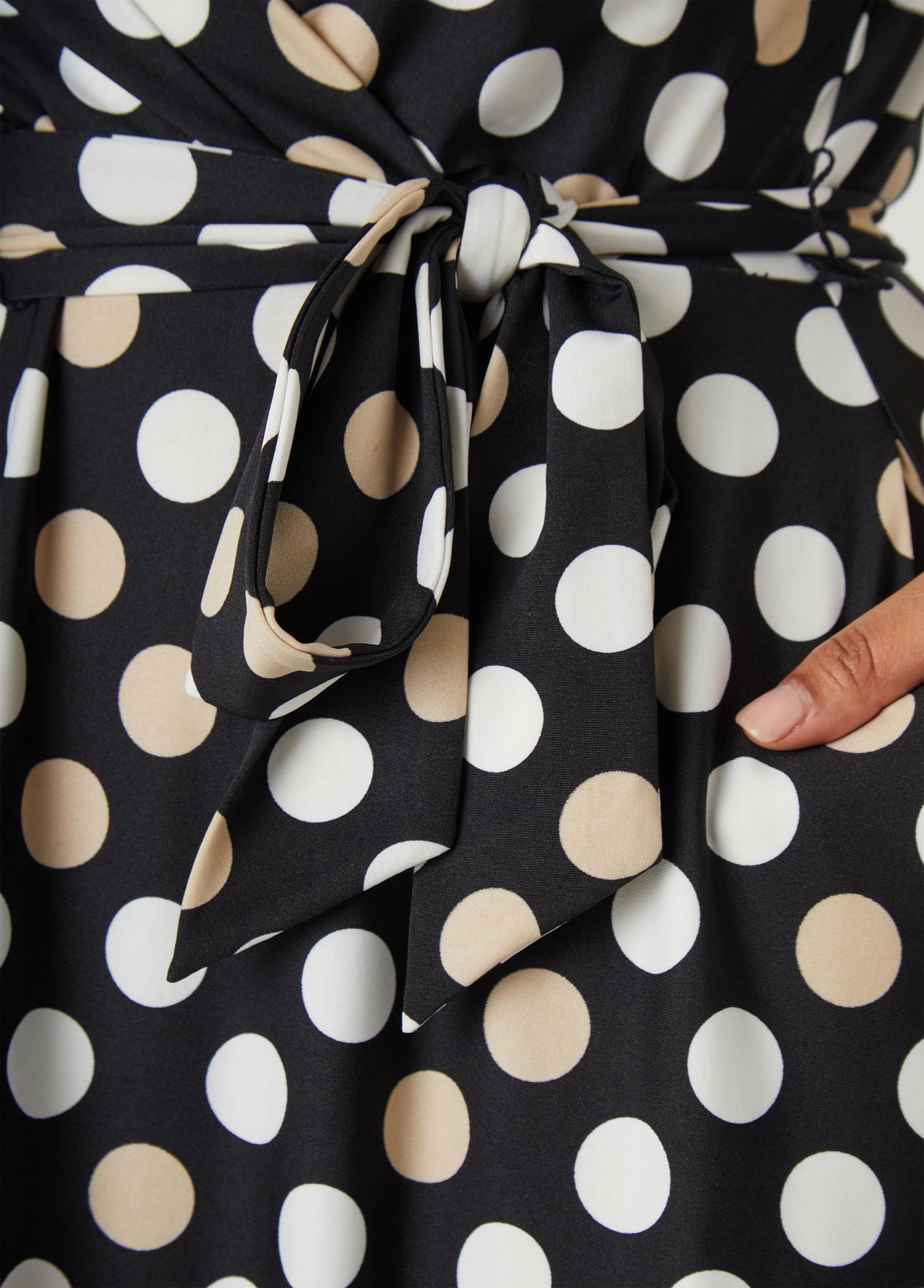 Polka Dot Midaxi Dress Product Image