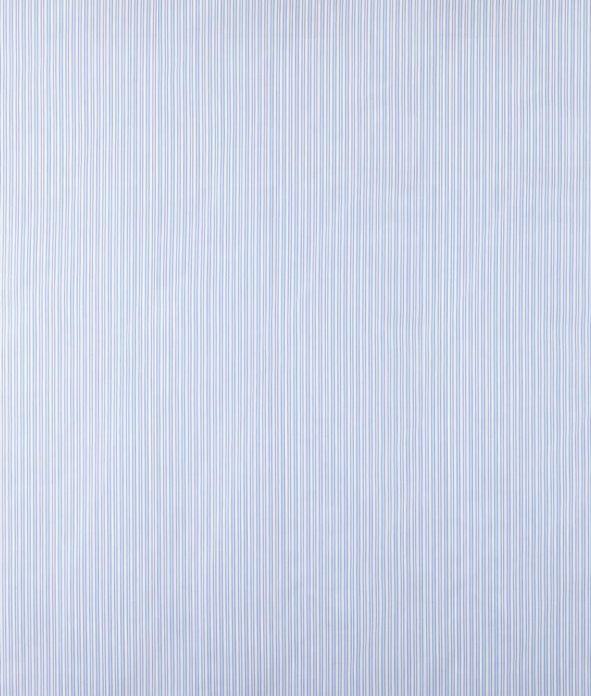 Men's Stripe Cotton Poplin Pajama Set in White/blue Product Image