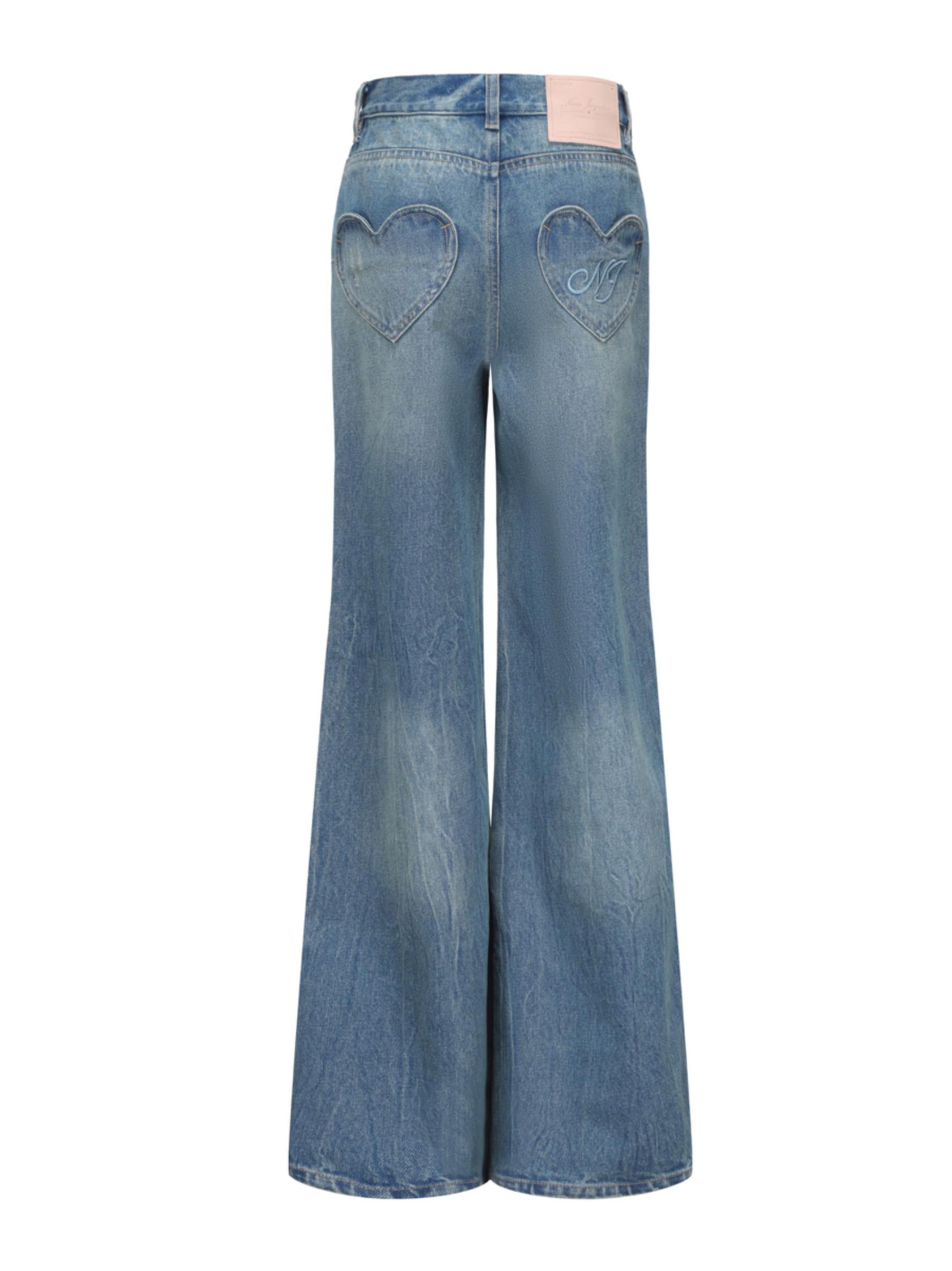 Jamie Heart Wide-Leg Jeans (Final Sale) Product Image