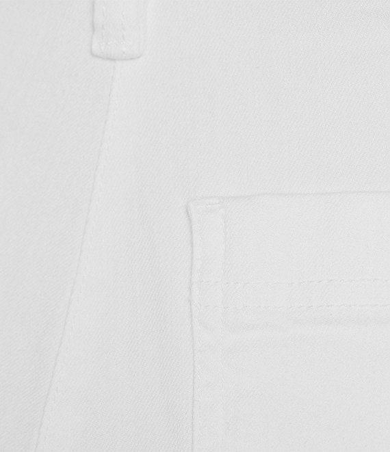 Eileen Fisher Stretch Garment-Dyed Organic Cotton Wide-Leg Pants Product Image