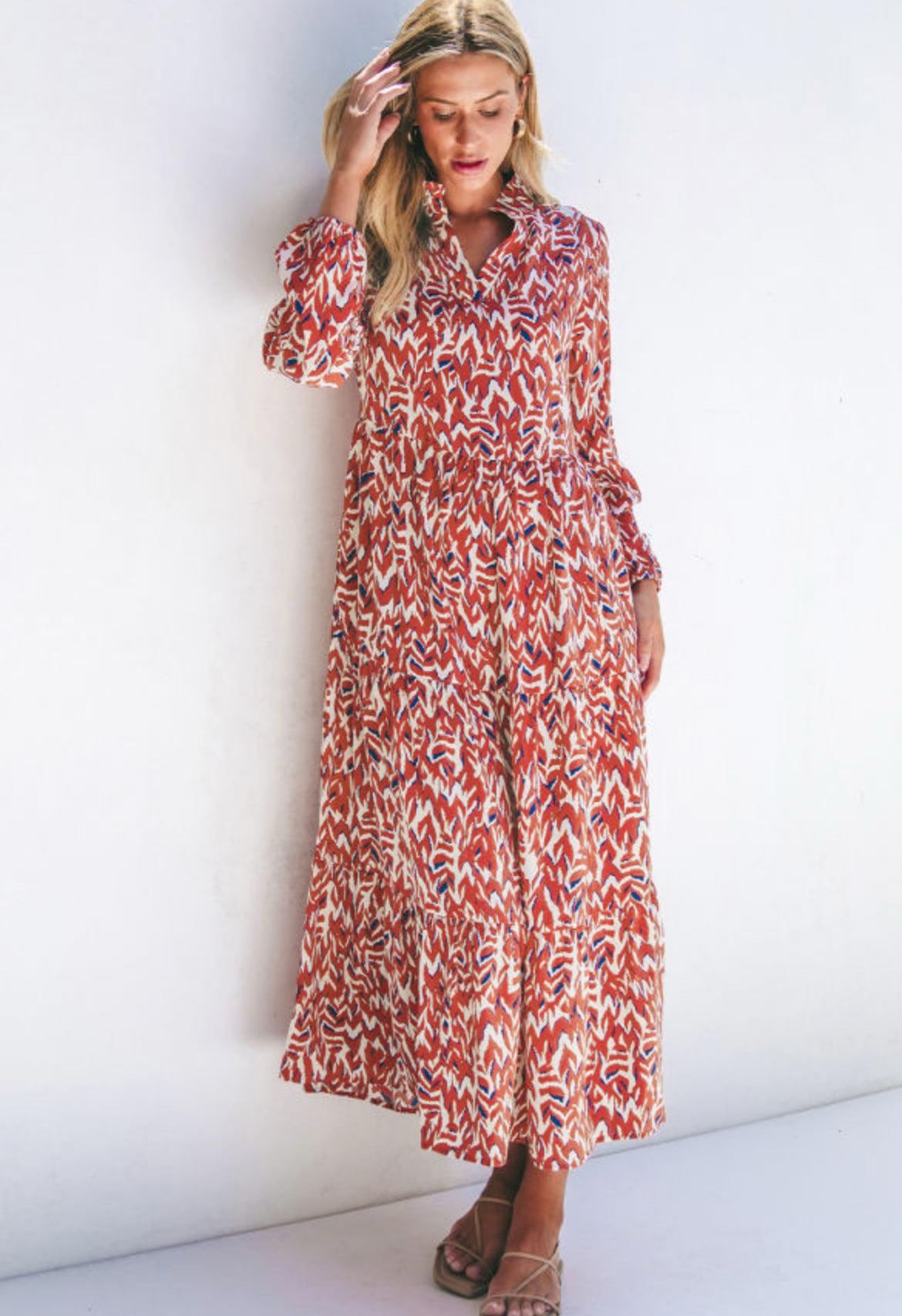 Multi Dress- Orange Product Image