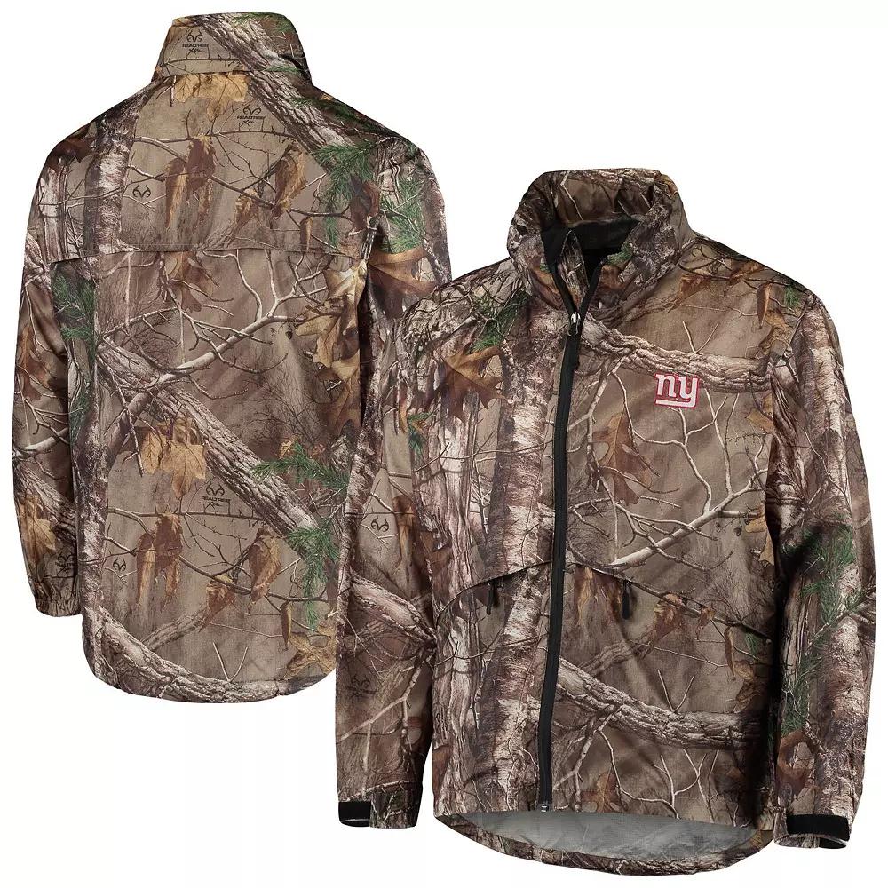Men's Dunbrooke Realtree Camo Las Vegas Raiders Circle Sportsman Waterproof Packable Full-Zip Jacket, Size: Medium, Lvr Green Product Image