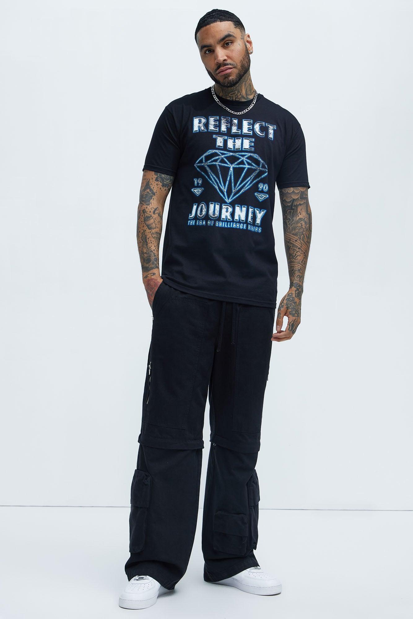 Reflect The Journey Short Sleeve Tee - Black Product Image