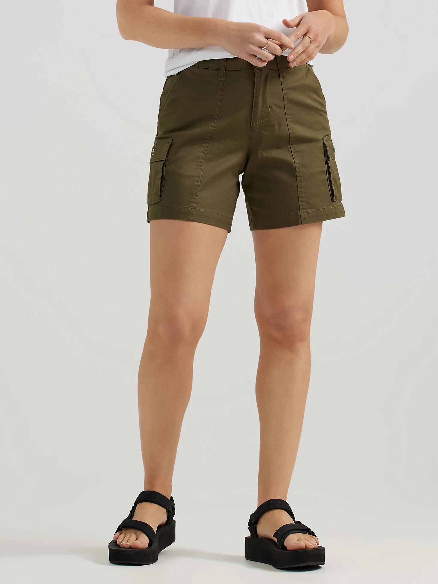 Women's Ultra Lux Comfort with Flex-to-Go Relaxed Fit Cargo Short | Women's Shorts | Lee® Product Image