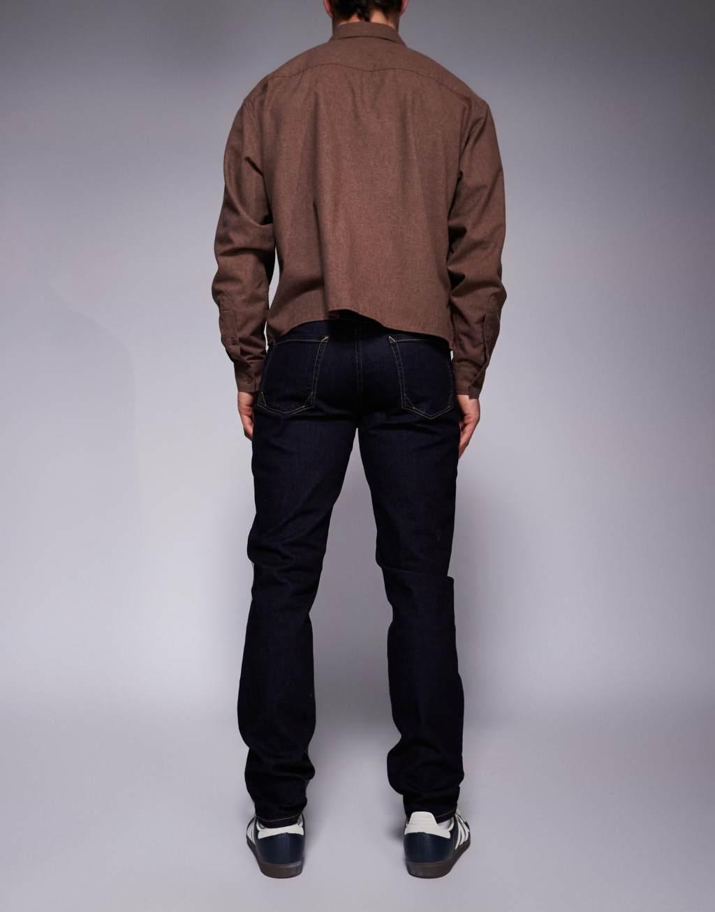 River Island skinny fit jeans in indigo wash Product Image