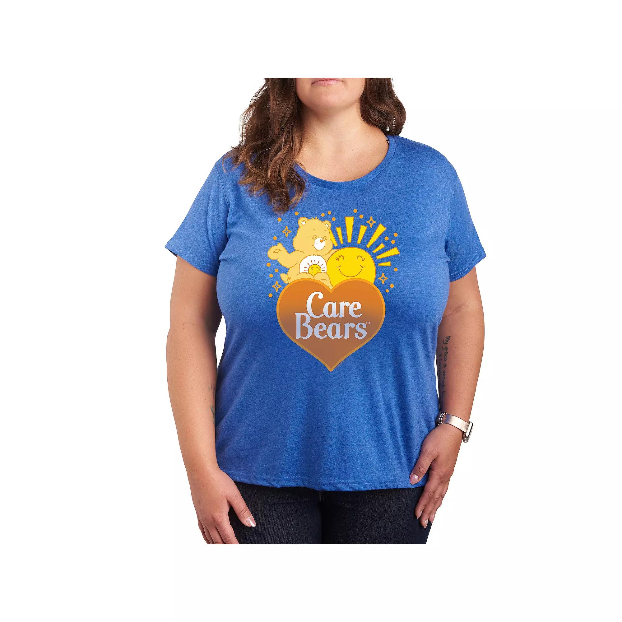 Plus Care Bears Funshine Logo Graphic Tee, Women's,  Product Image