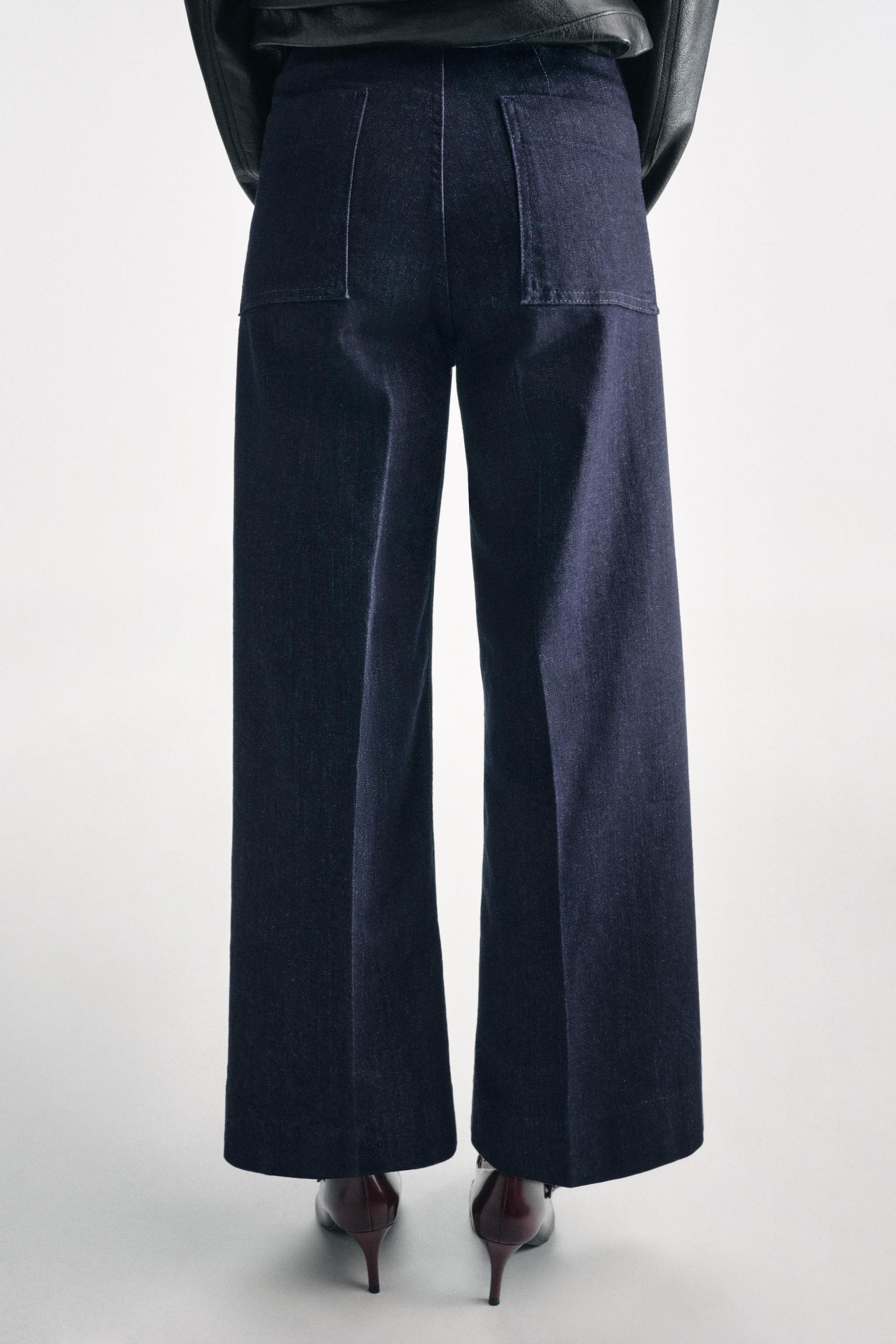ZW COLLECTION HIGH WAIST WIDE LEG JEANS Product Image