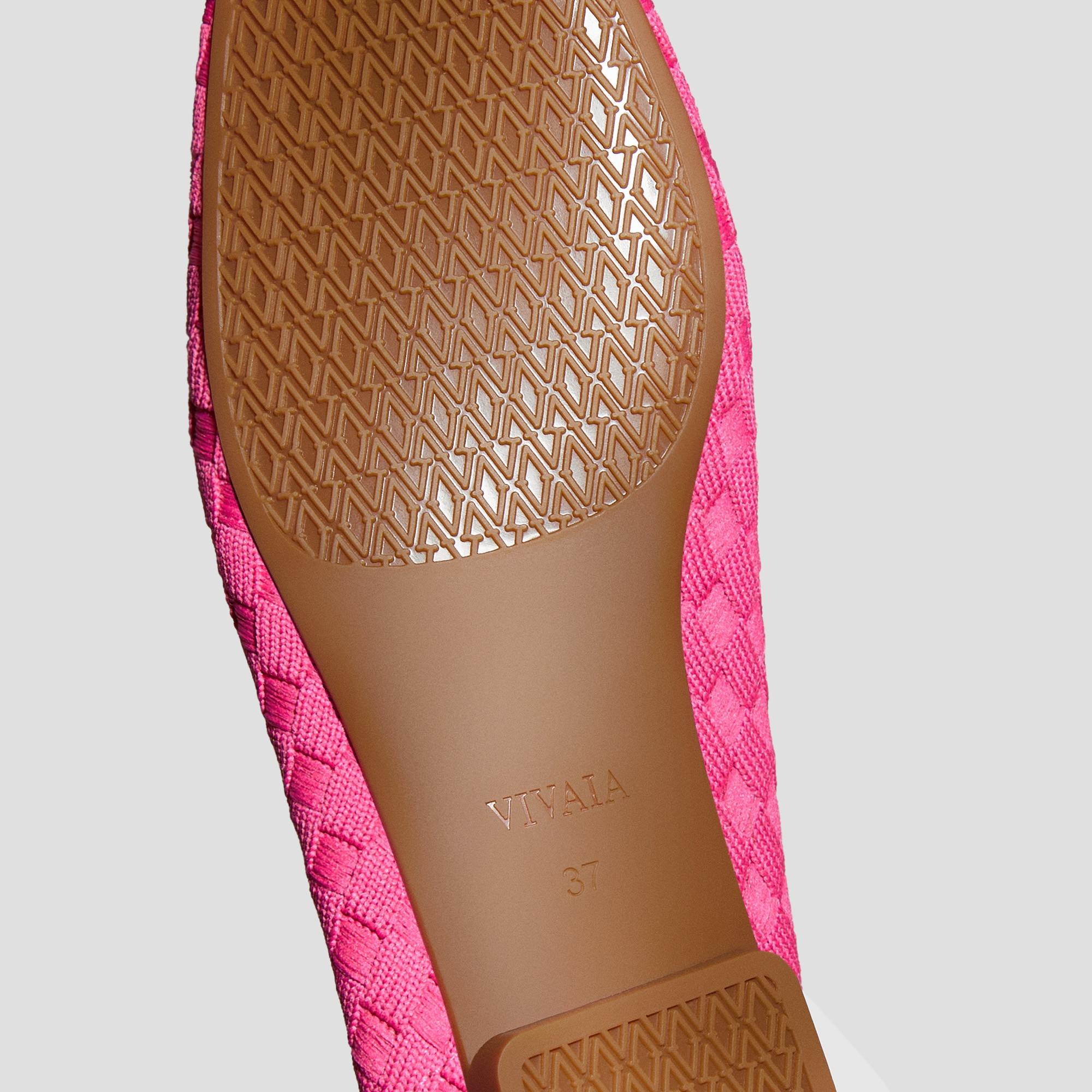 Square-Toe Bow Ballerina Flats (Margaret) Product Image